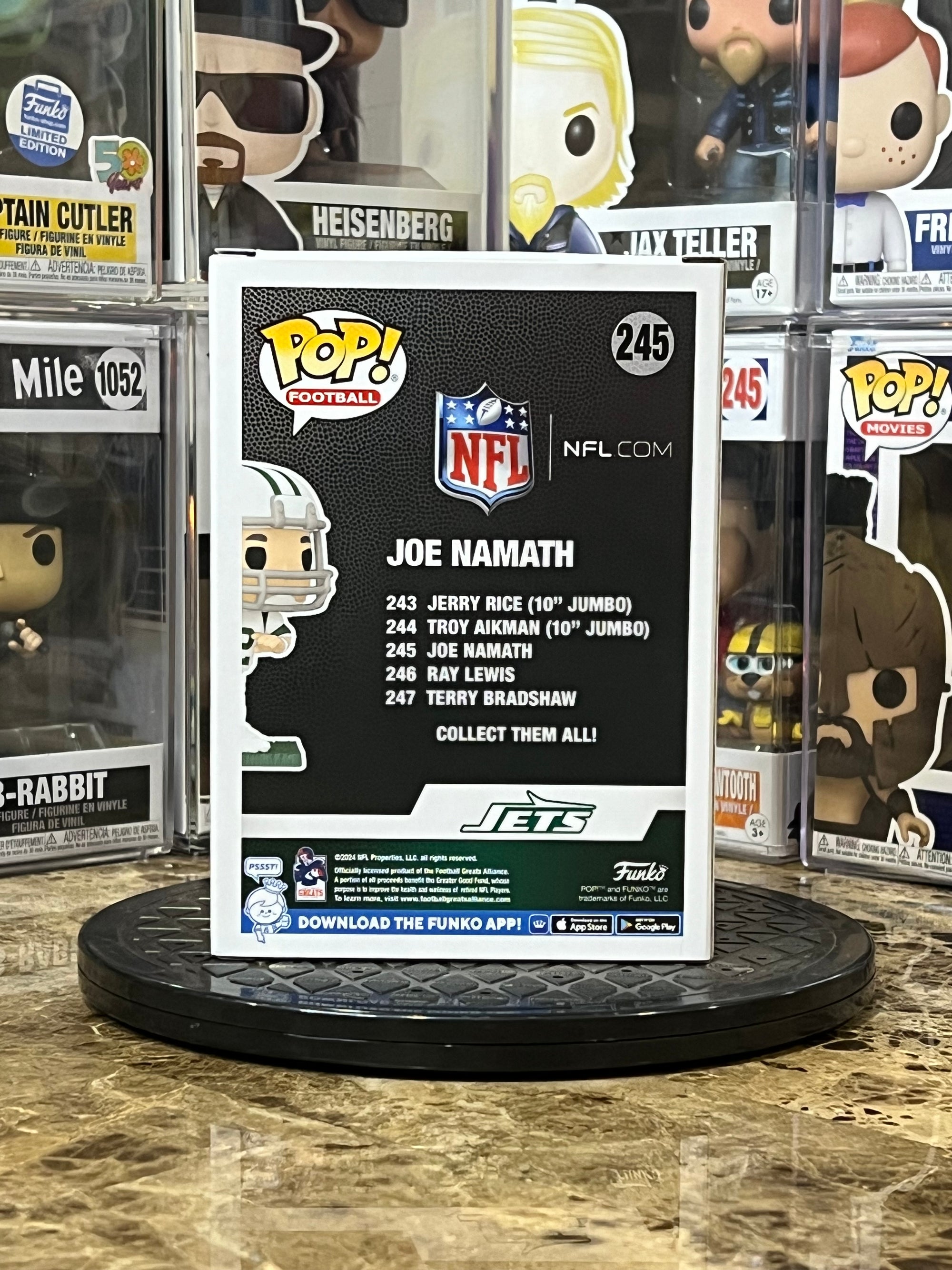 Funko Pop New York Jets Joe Namath #245