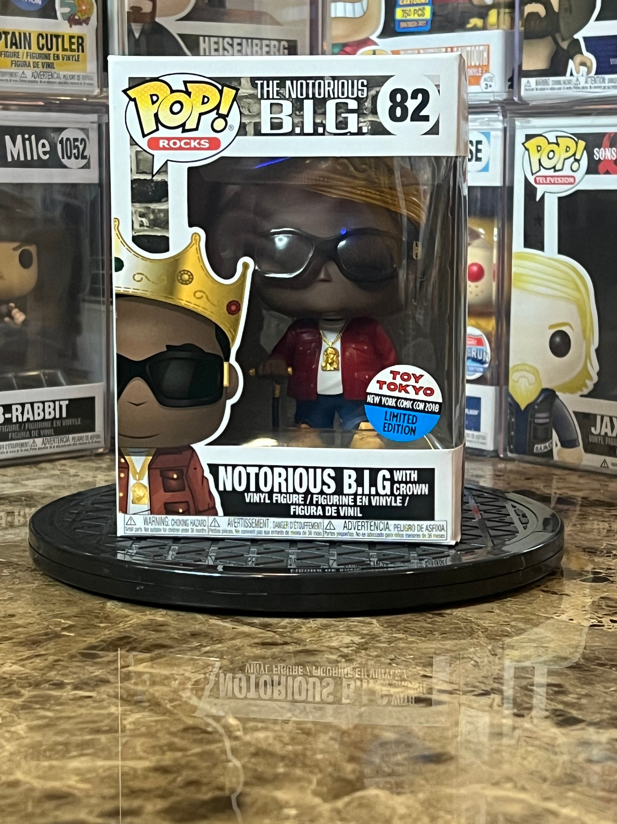 Funko Pop The Notorious B.I.G. w/ Crown #82