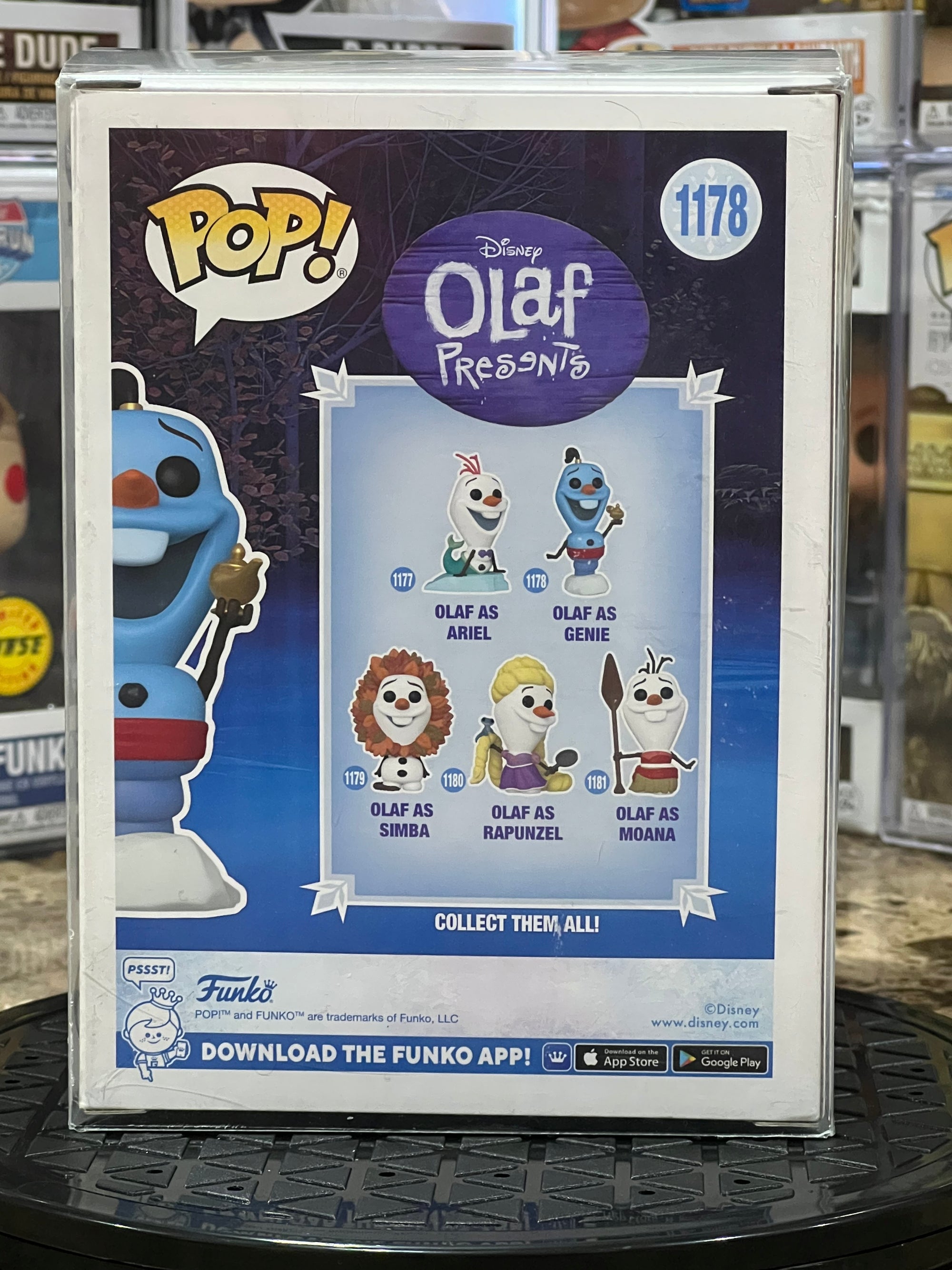 Funko Pop Olaf Presents Olaf as Genie #1178