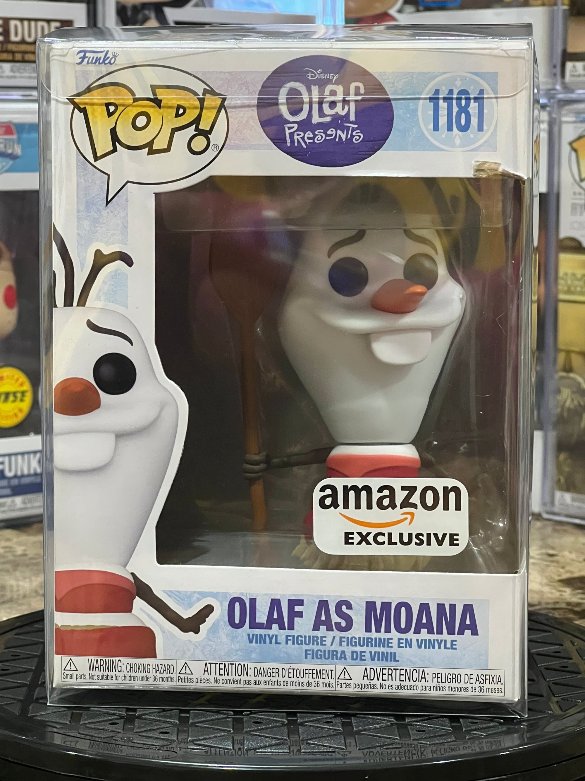 Funko Pop Olaf Presents Olaf as Moana #1181