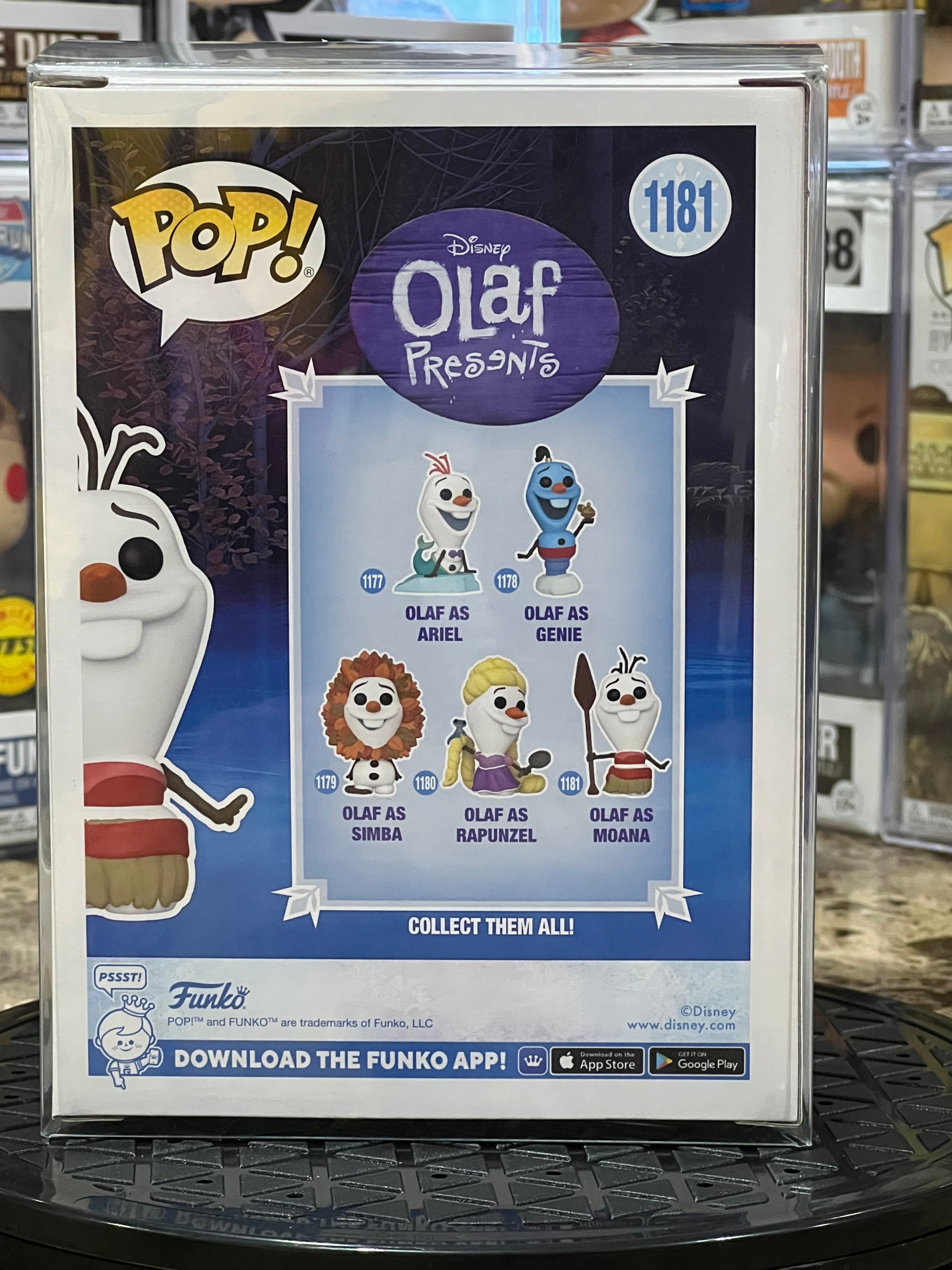 Funko Pop Olaf Presents Olaf as Moana #1181