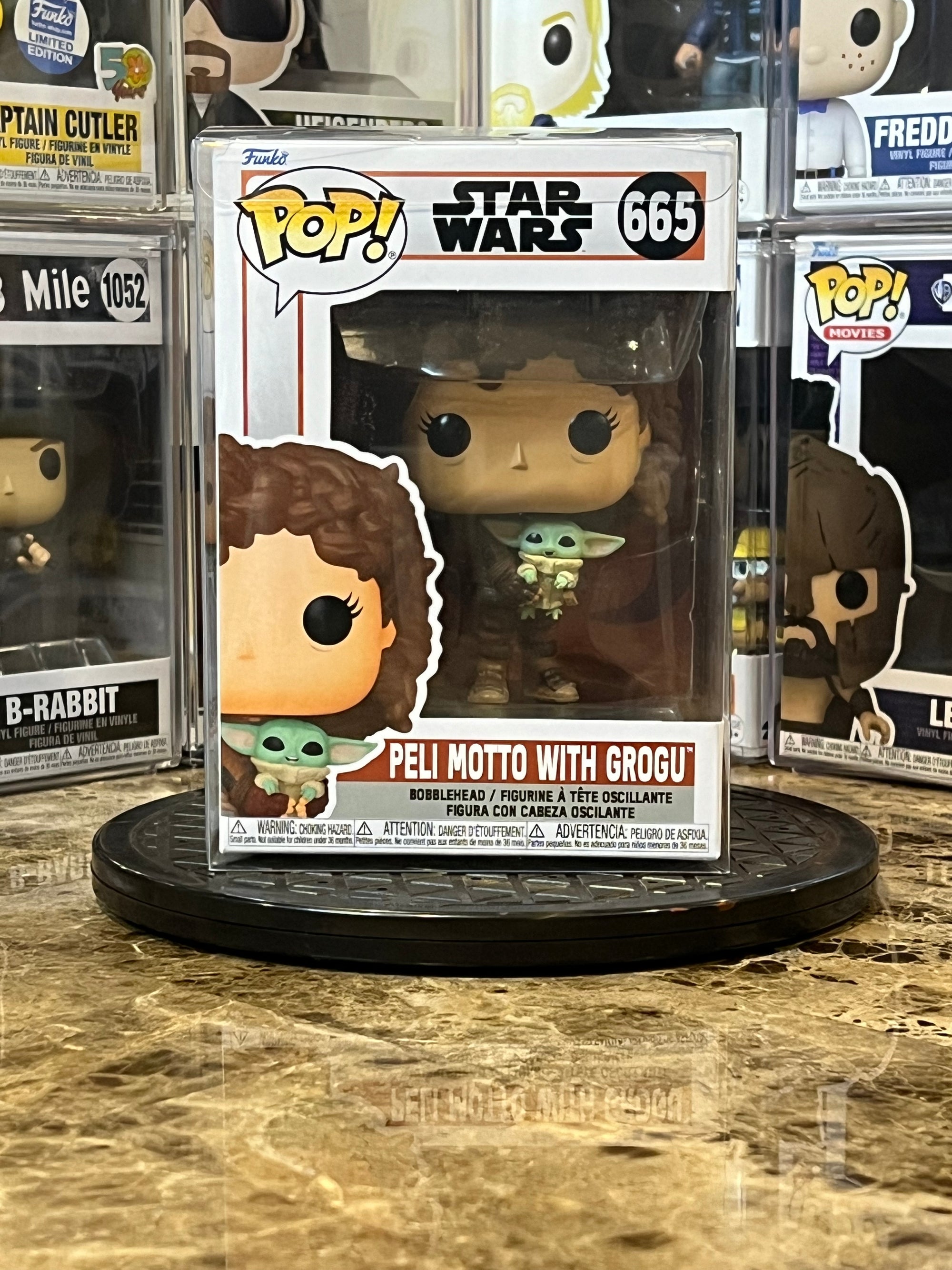 Funko Pop Star Wars Peli Motto w/ Grogu #665