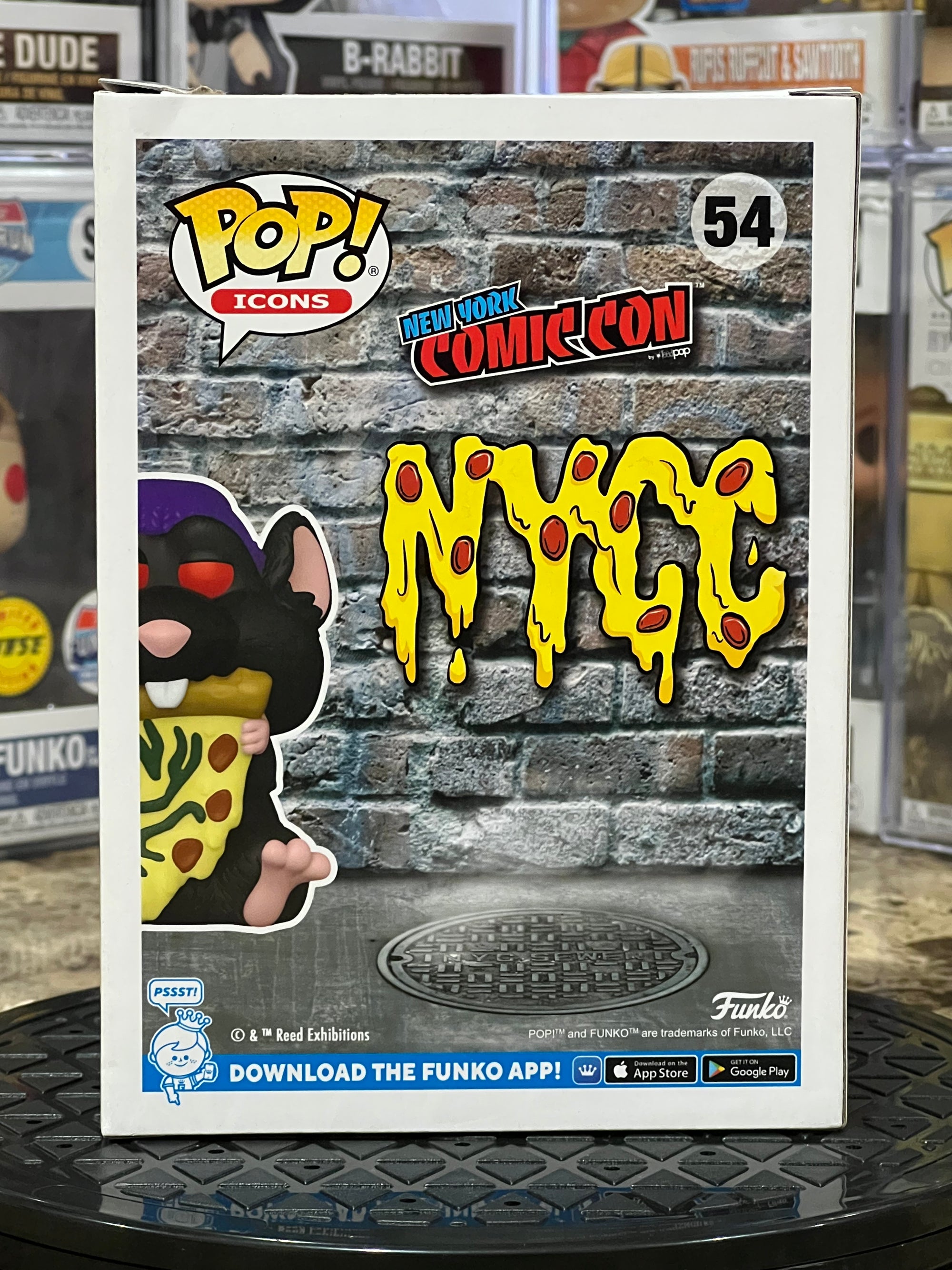 Funko Pop New York Comic Con Pizza Rat #54