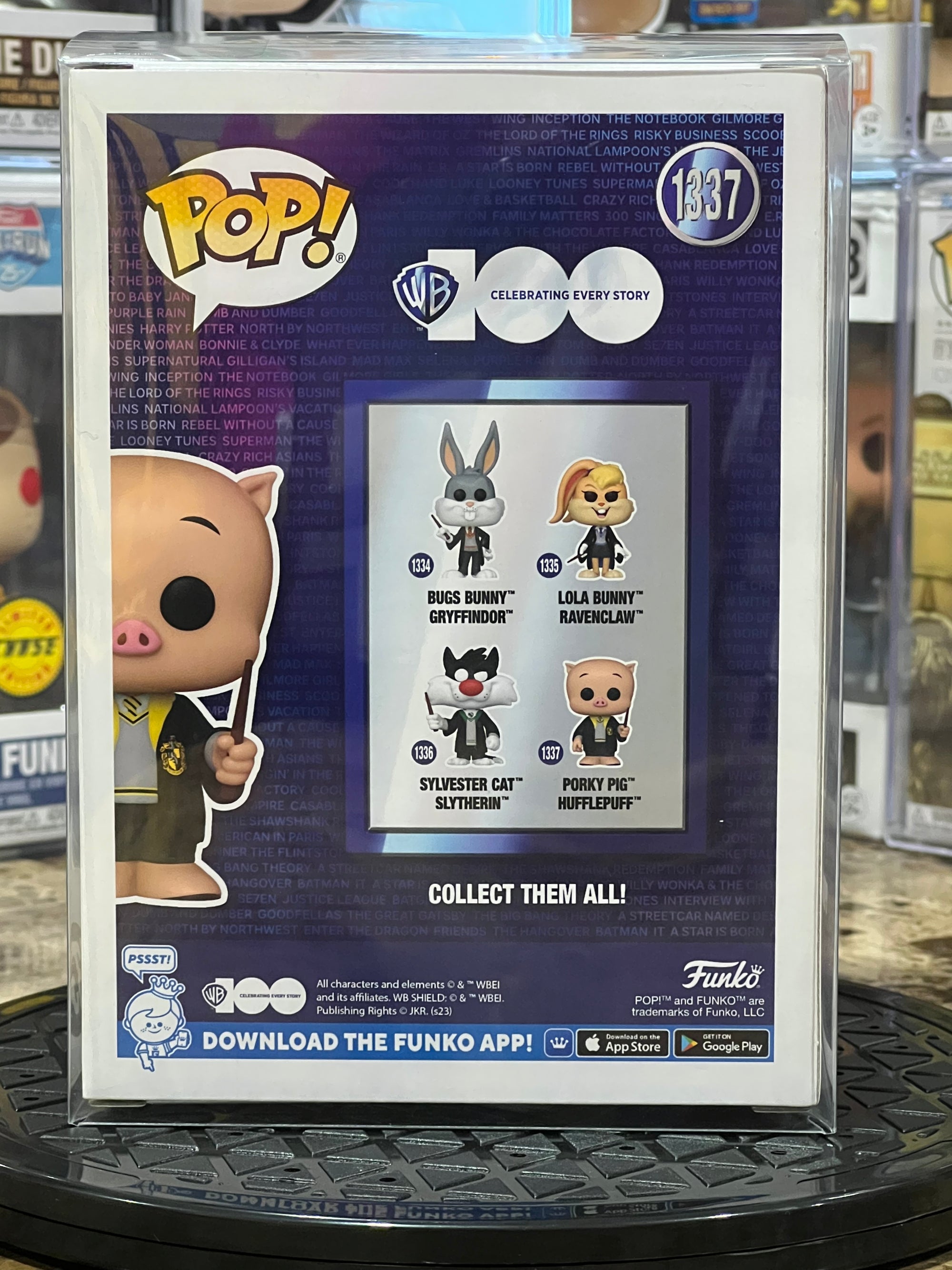 Funko Pop WB100 Porky Pig HufflePuff # 1337