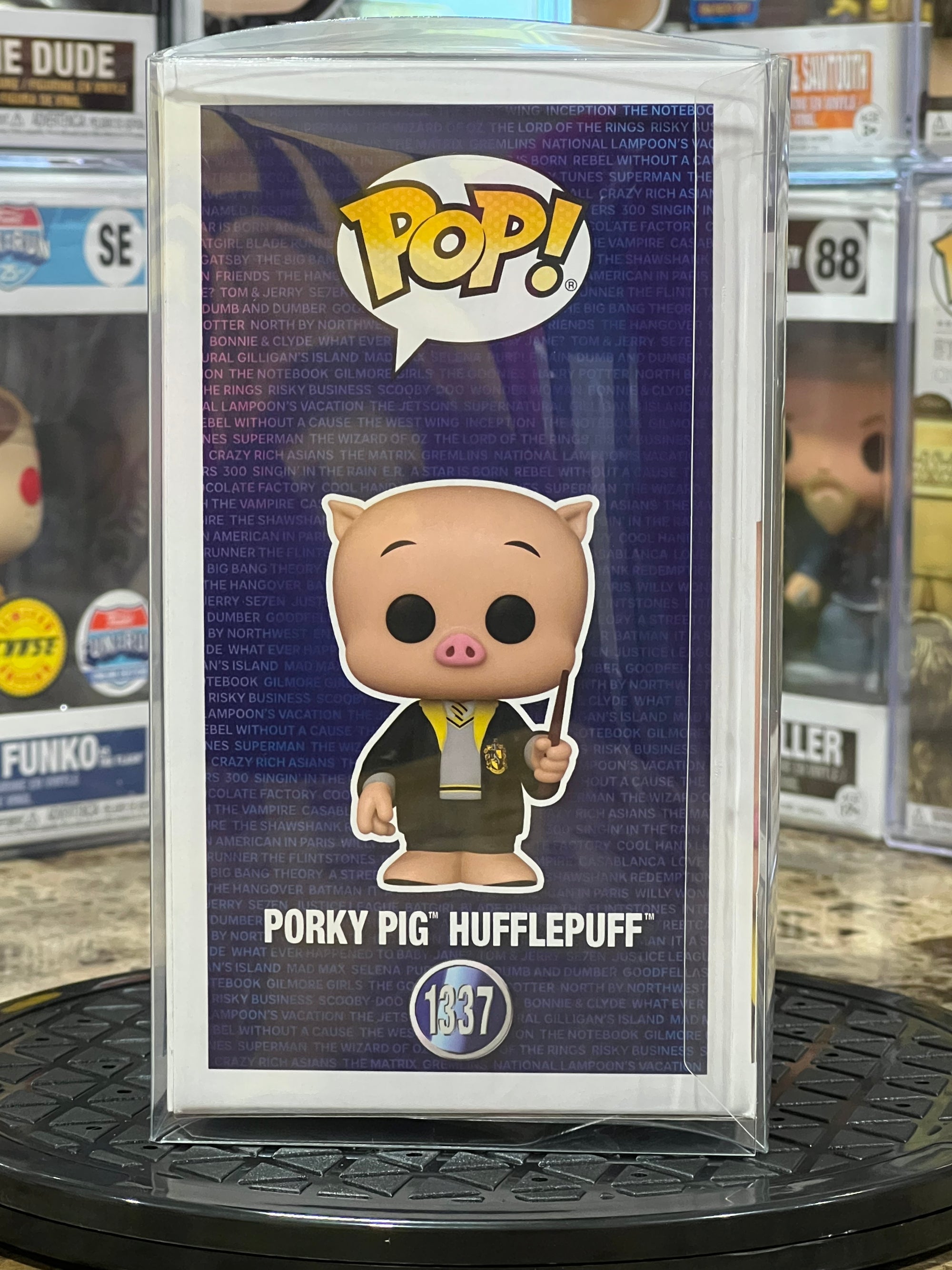 Funko Pop WB100 Porky Pig HufflePuff # 1337