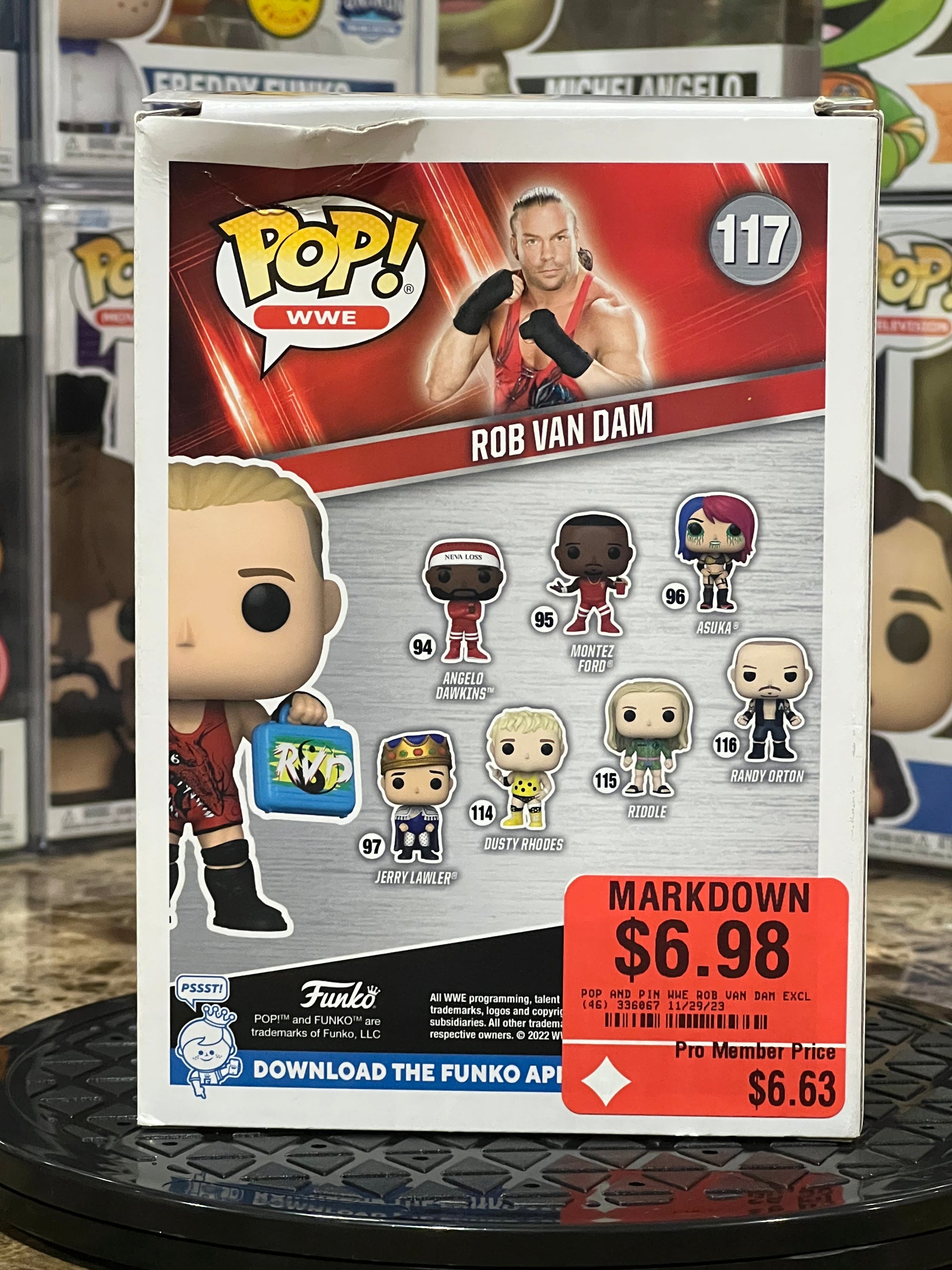 Funko Pop WWE Rob Van Damn #117