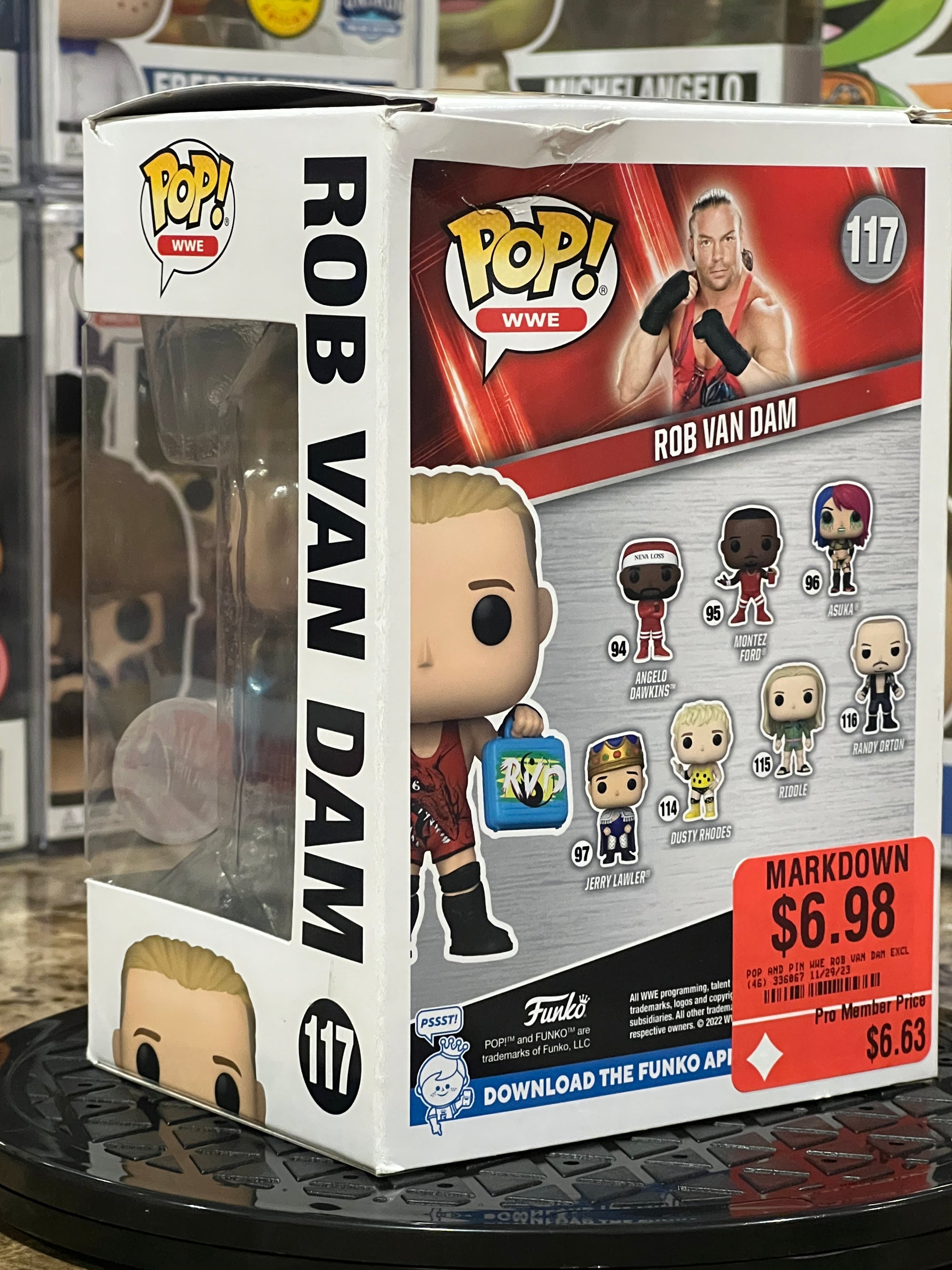 Funko Pop WWE Rob Van Damn #117