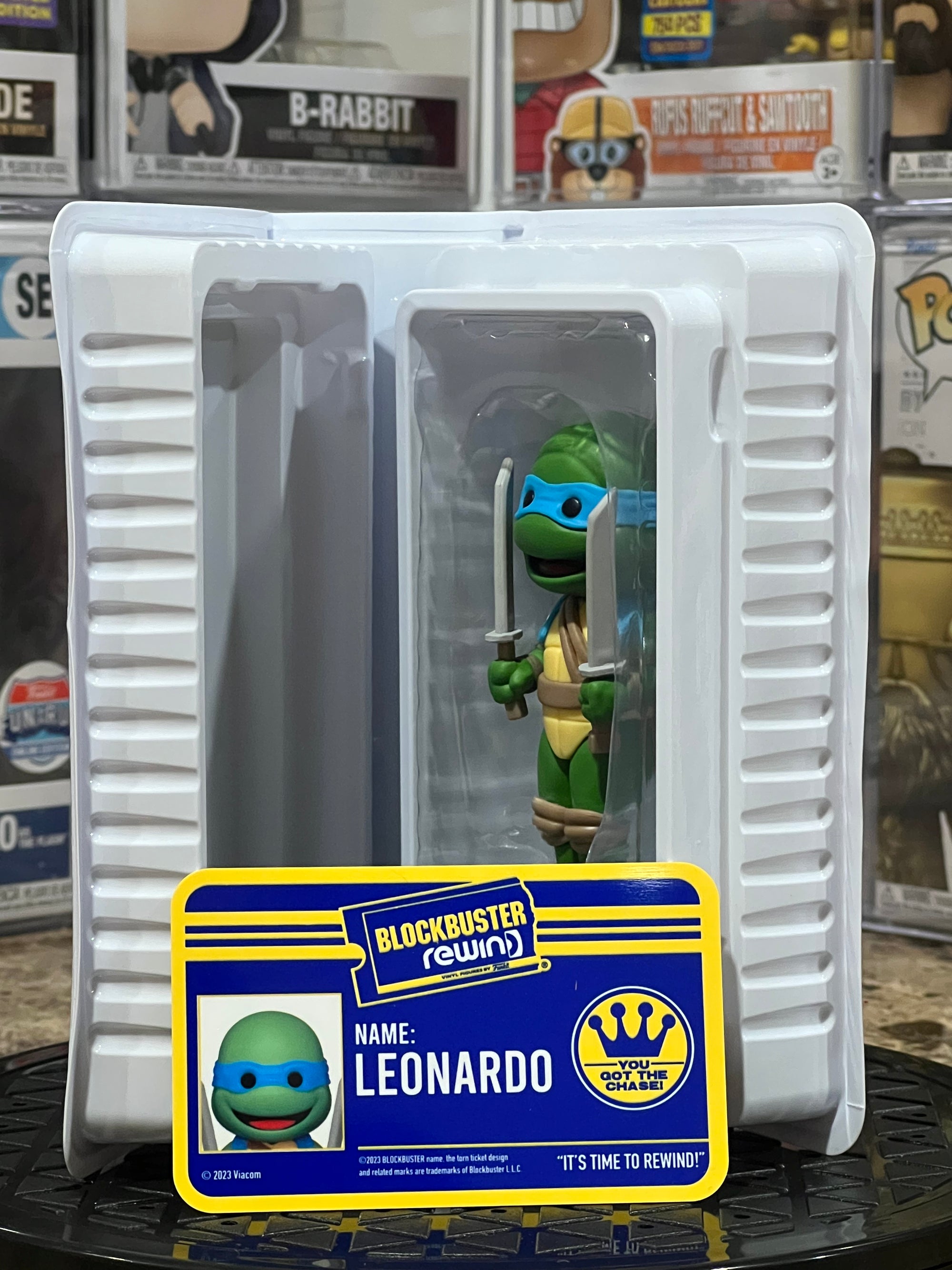 Funko Rewind TMNT Leonardo Opened Chase