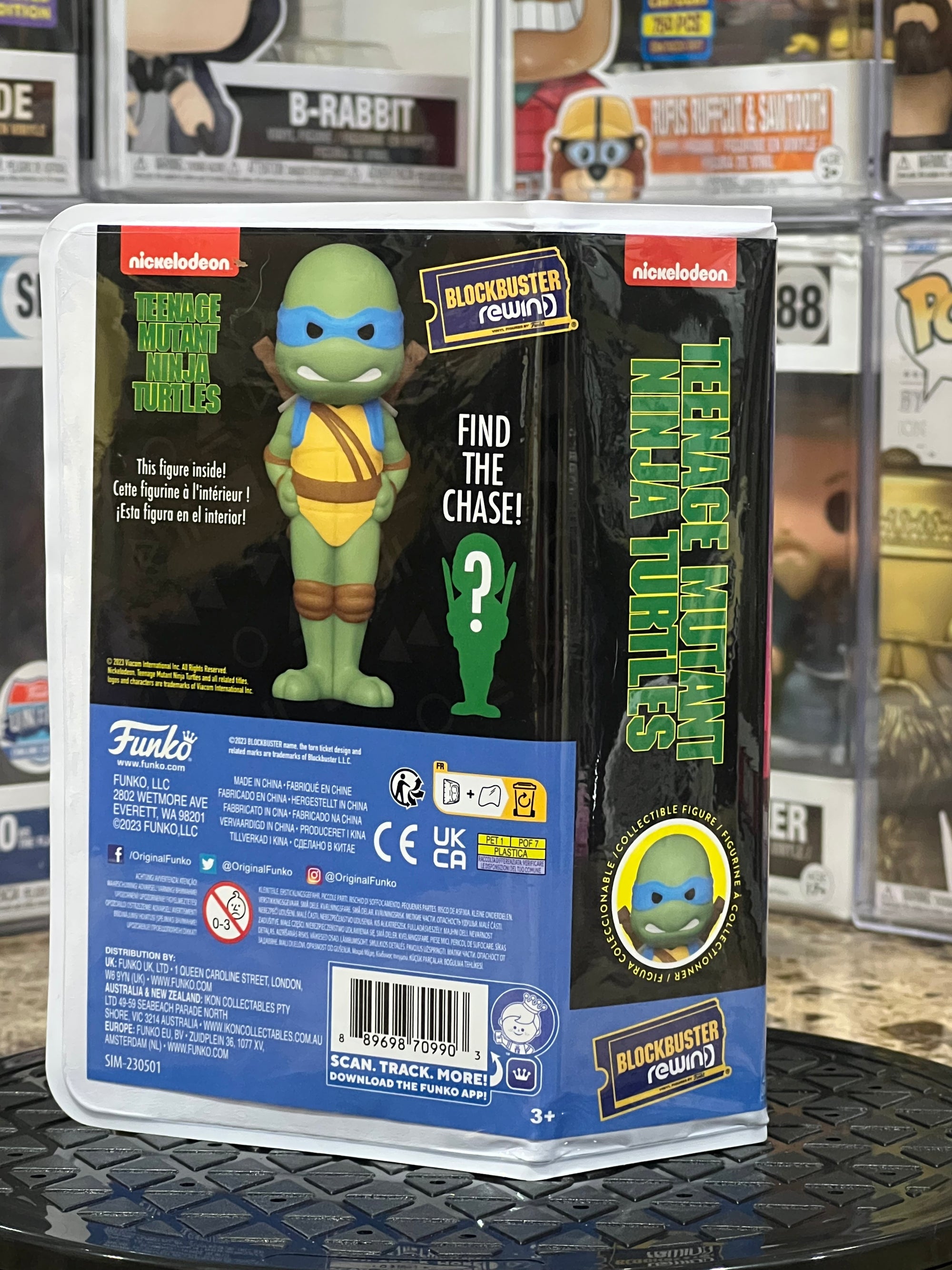 Funko Rewind TMNT Leonardo Opened Chase
