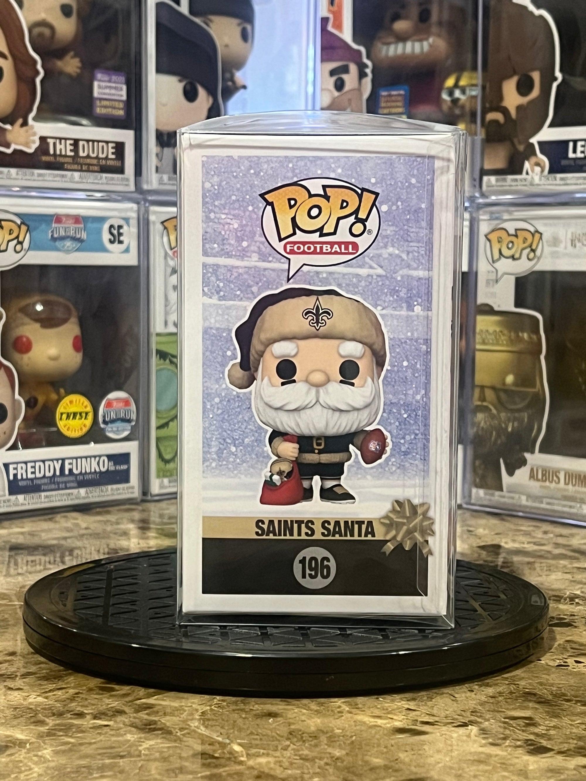 Funko Pop New Orleans Saints Santa #196 Fanatics Exclusive