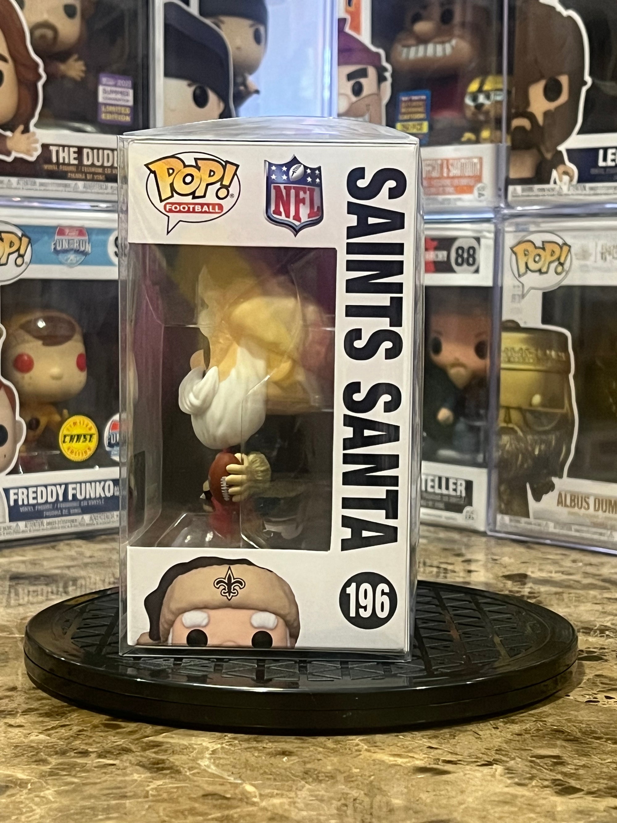 Funko Pop New Orleans Saints Santa #196 Fanatics Exclusive