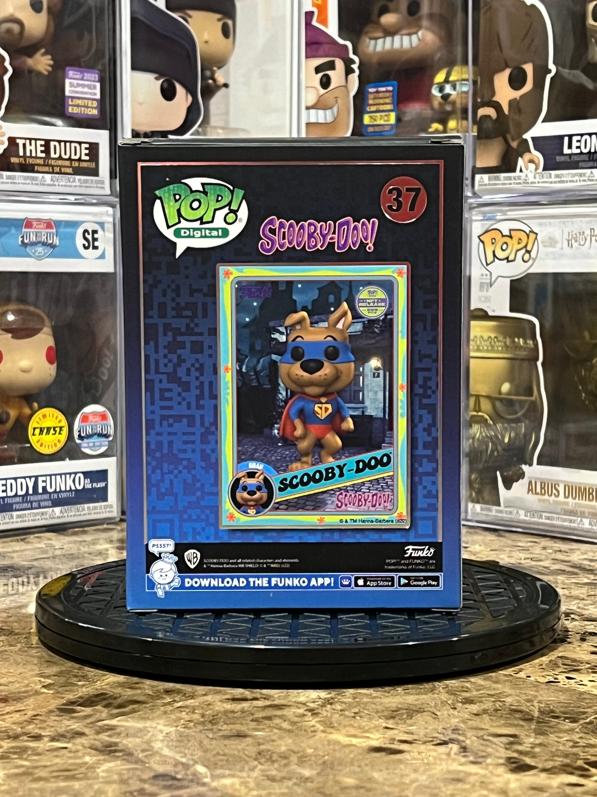 Funko Pop Digital Scooby Doo! Scooby Doo (as Superman) #37