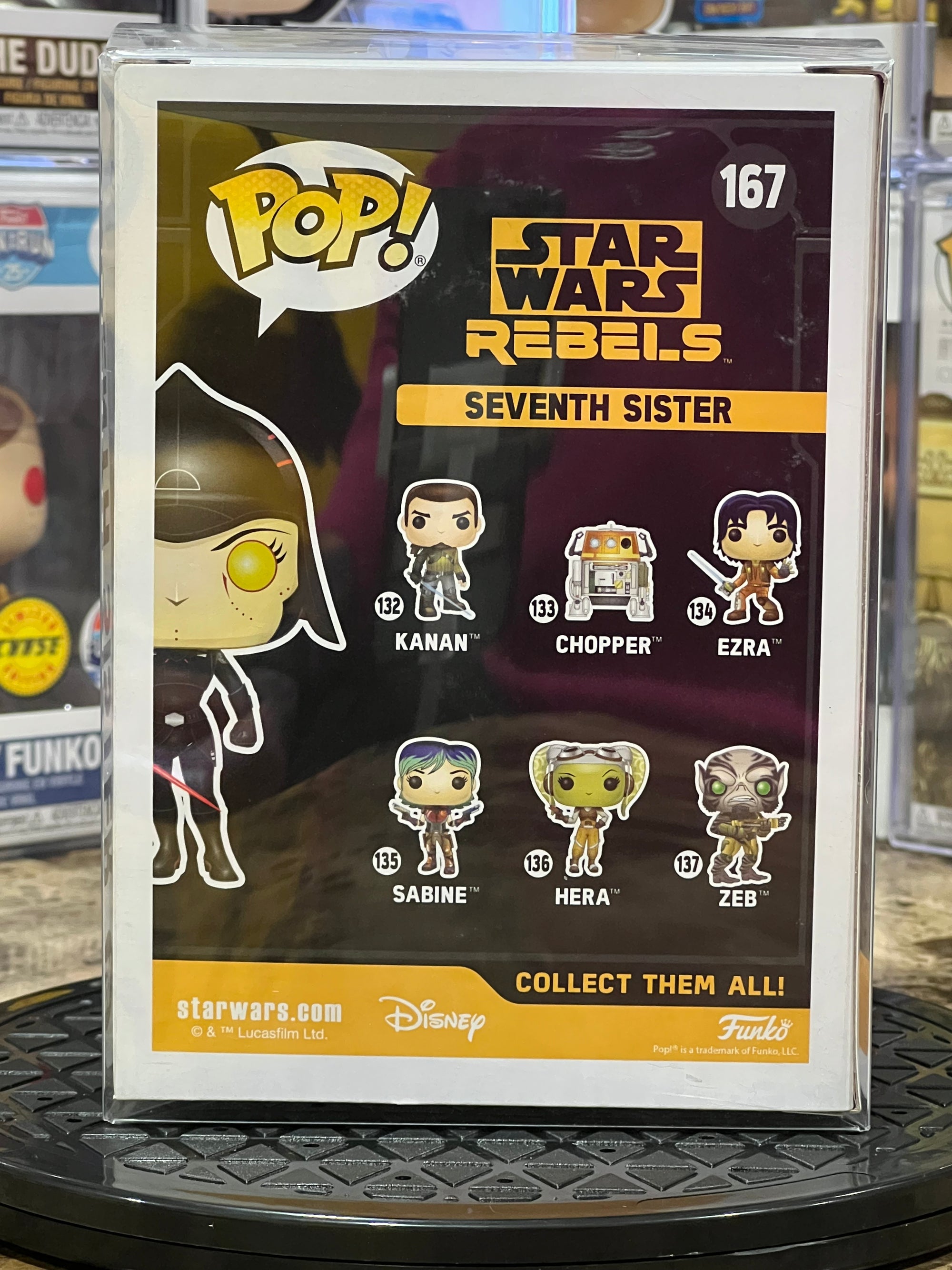 Funko Pop Star Wars Rebels Seventh Sister #167