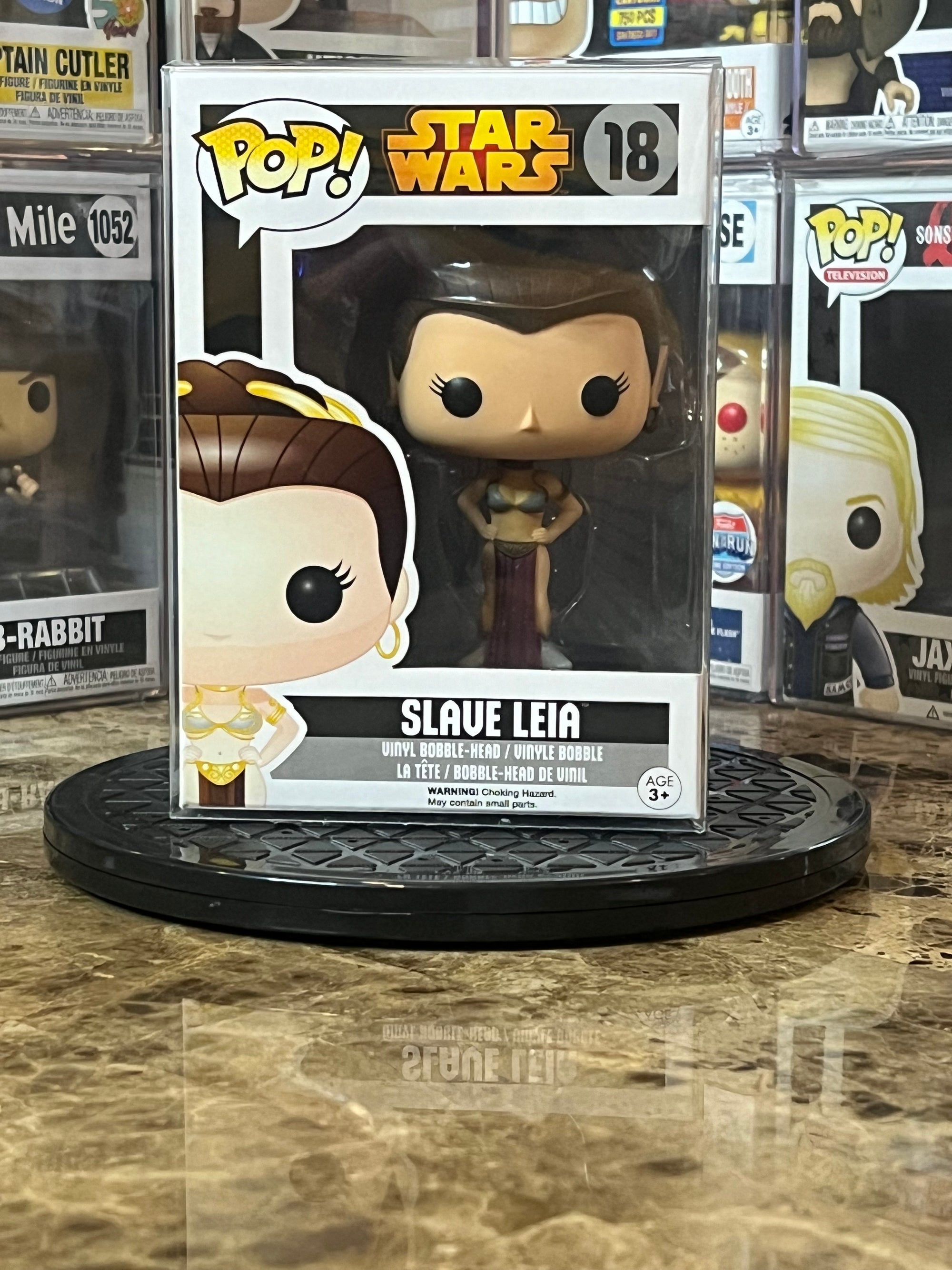 Funko Pop Star Wars Slave Leia #18 Black Label