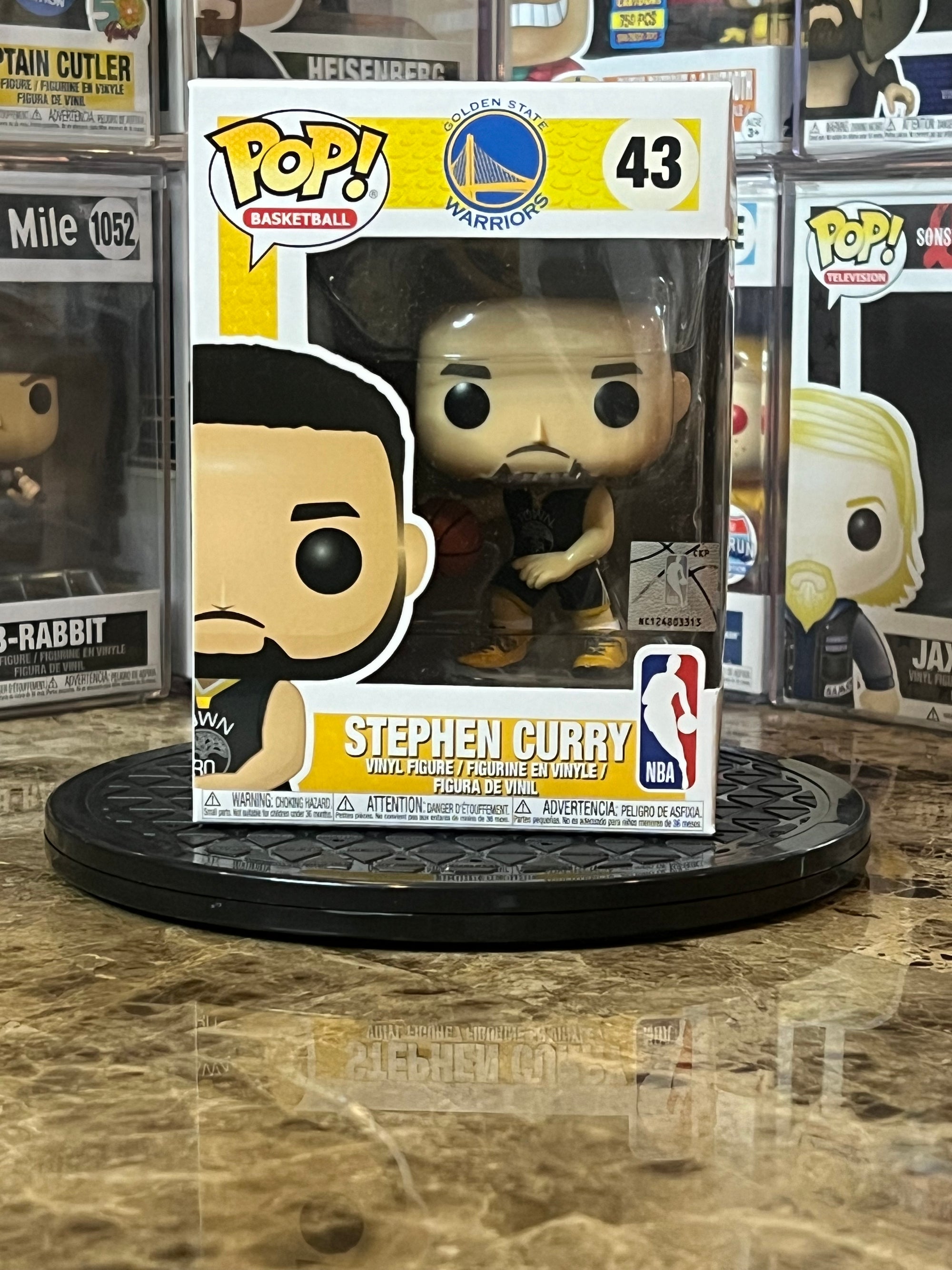 Funko Pop Golden State Warriors Stephen Curry #43