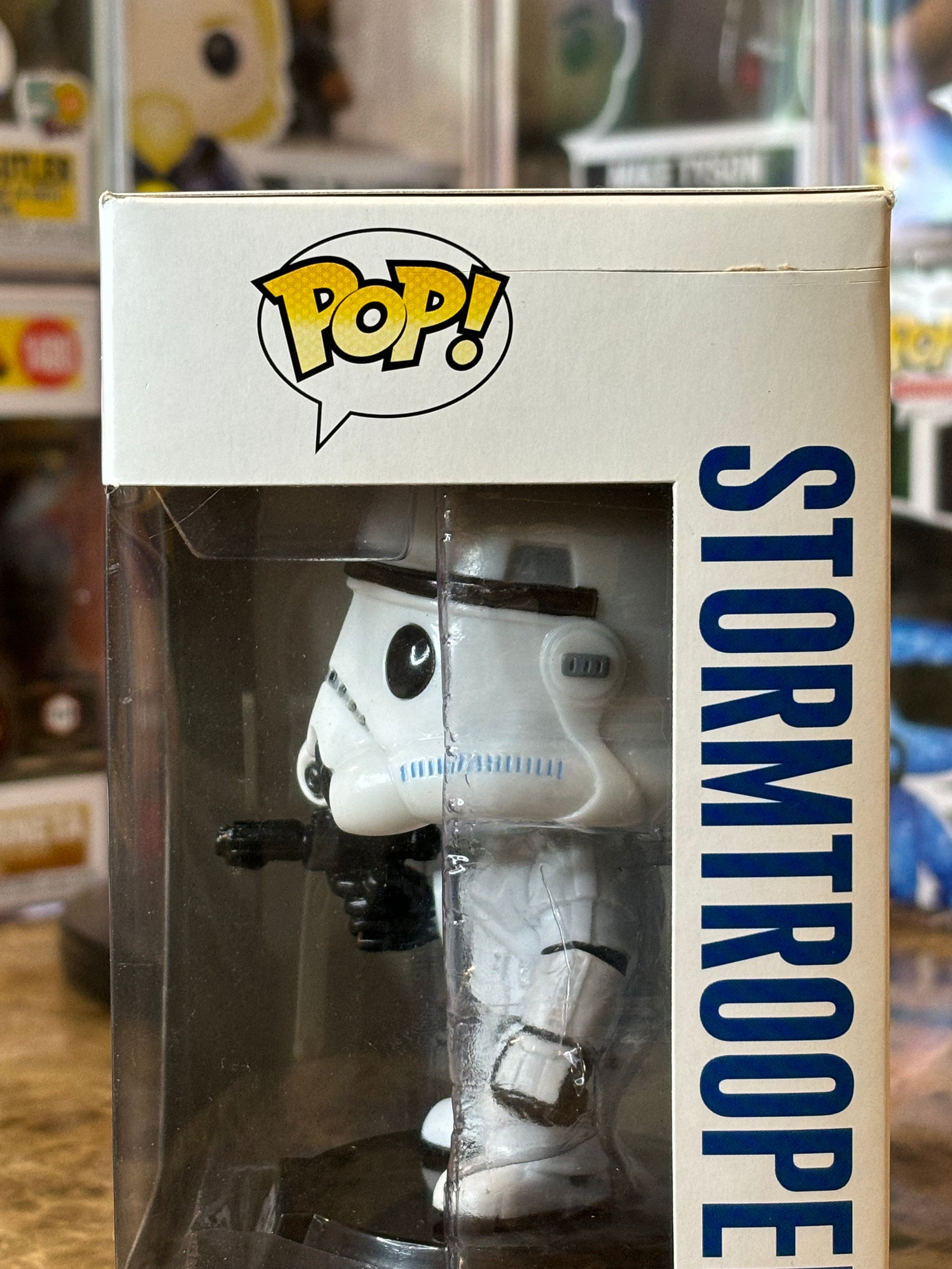 Funko Pop Star Wars Stormtrooper #05 Blue Box Large Font First Run