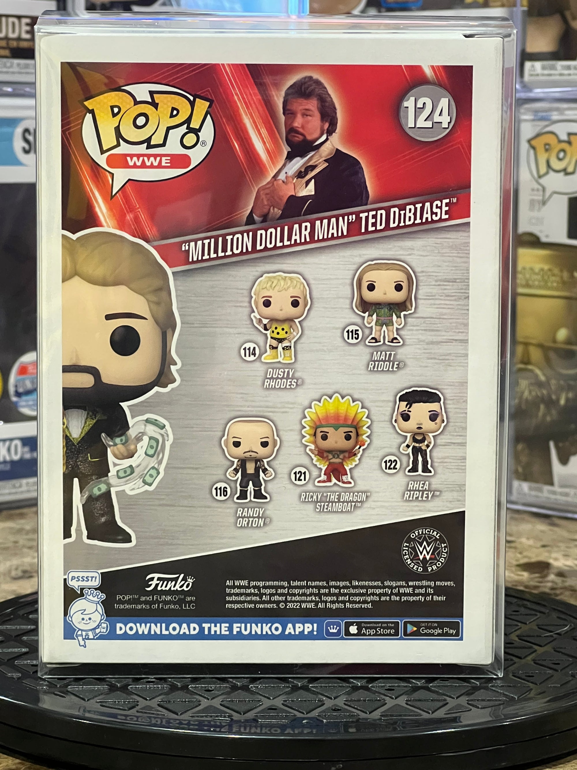 Funko Pop WWE Million Dollar Man Ted Dibiase #124 Chase