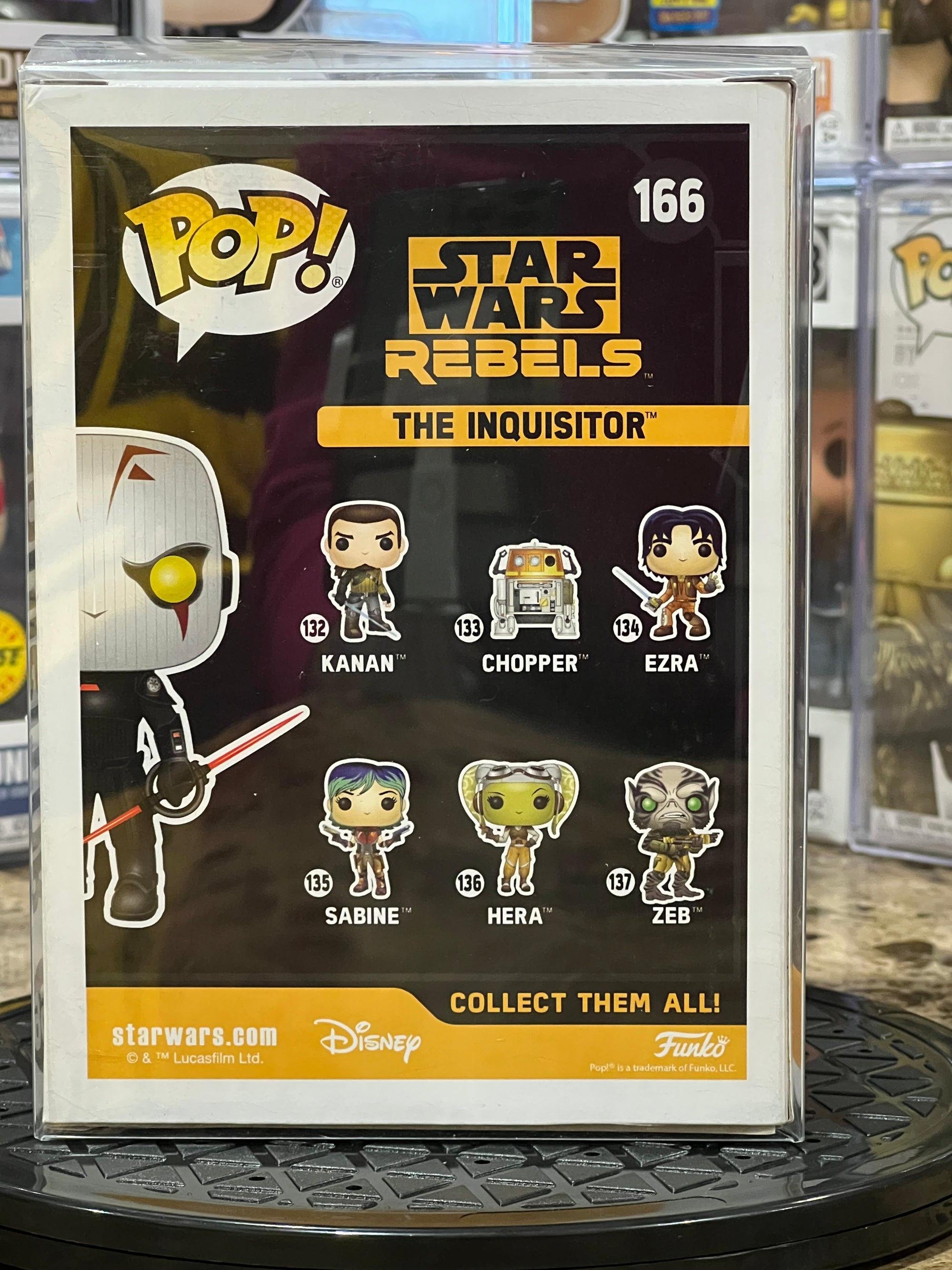 Funko Pop Star Wars Rebels The Inquisitor #166