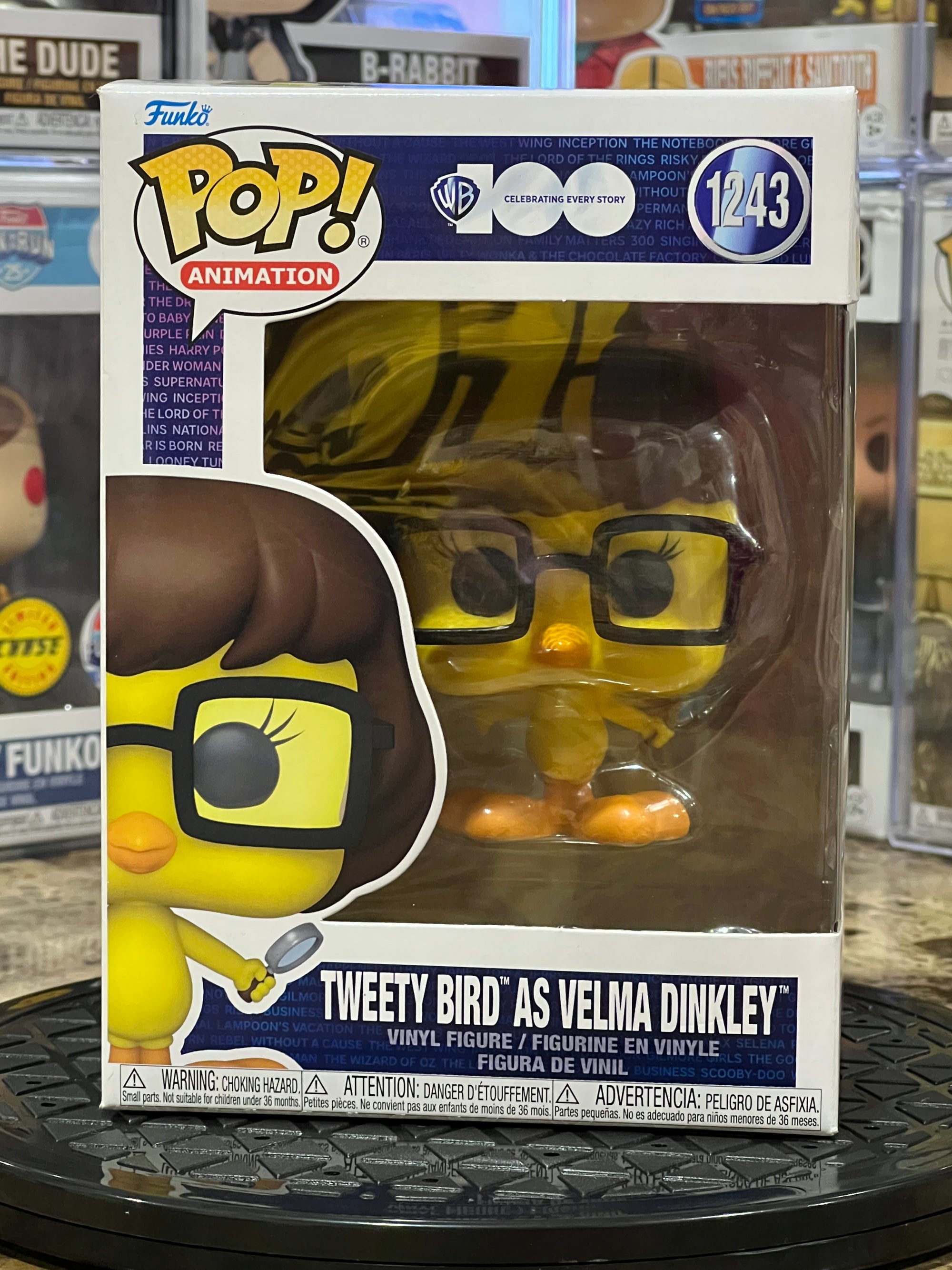 Funko Pop WB100 Tweety Bird as Velma Dinkley #1243