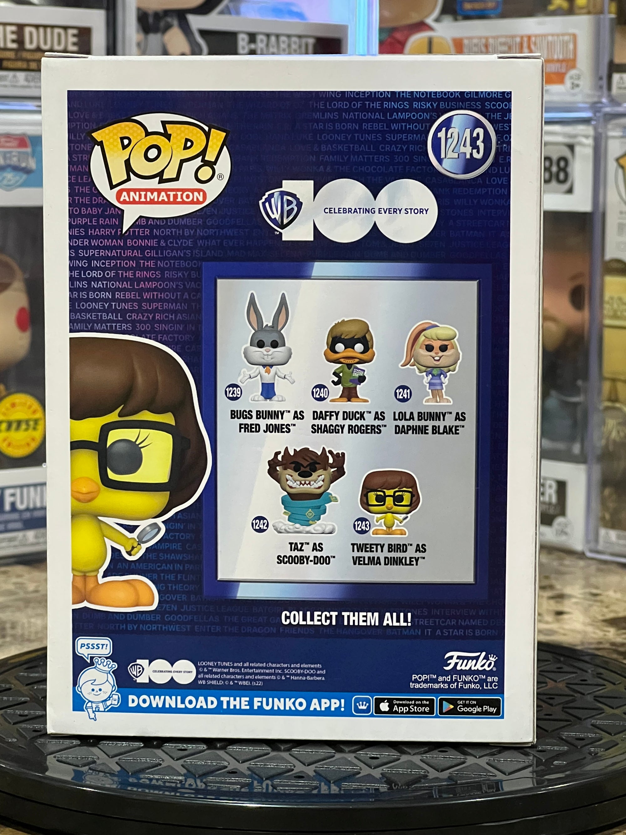 Funko Pop WB100 Tweety Bird as Velma Dinkley #1243