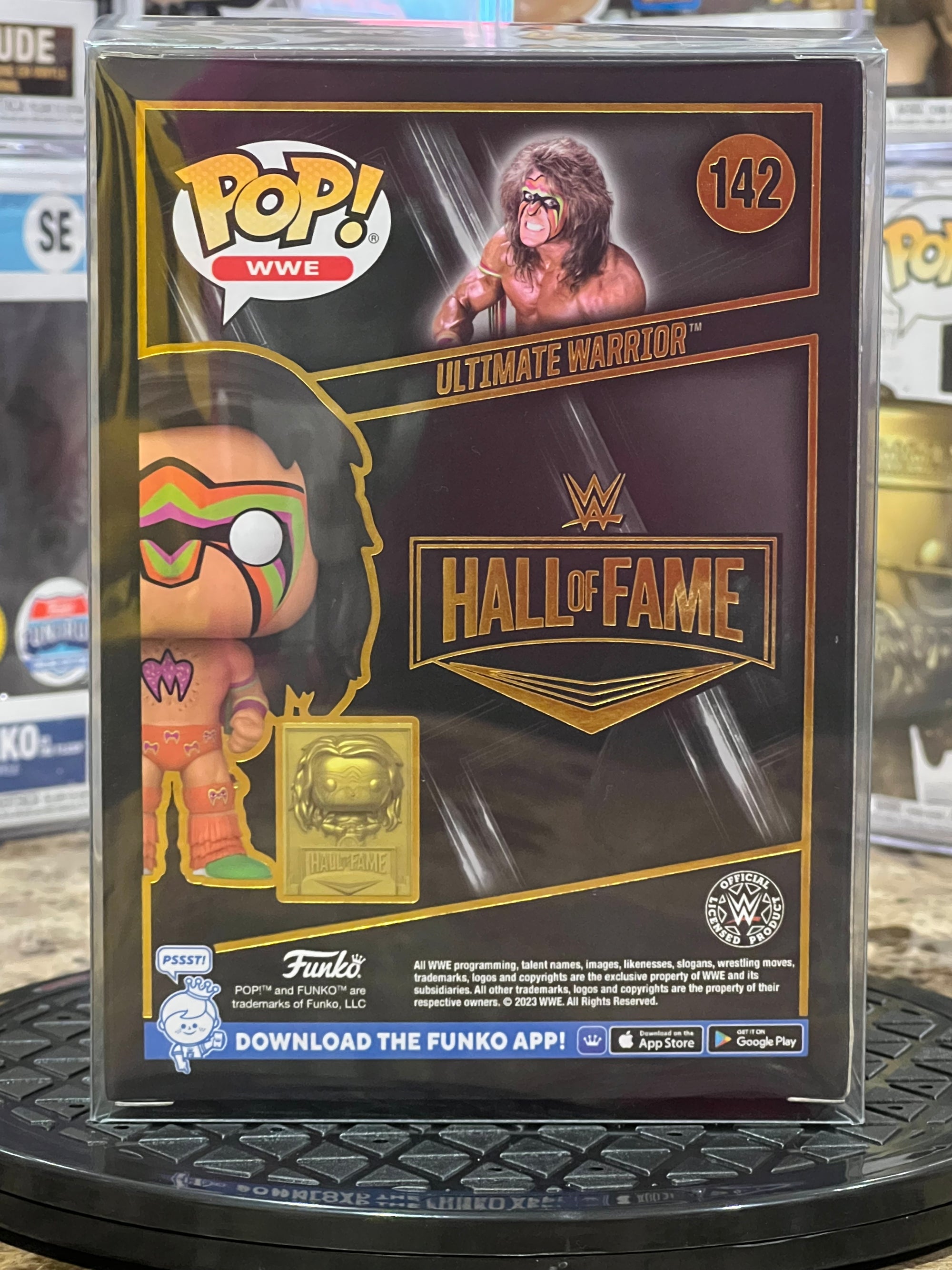 Funko Pop WWE Hall of Fame Ultimate Warrior #142