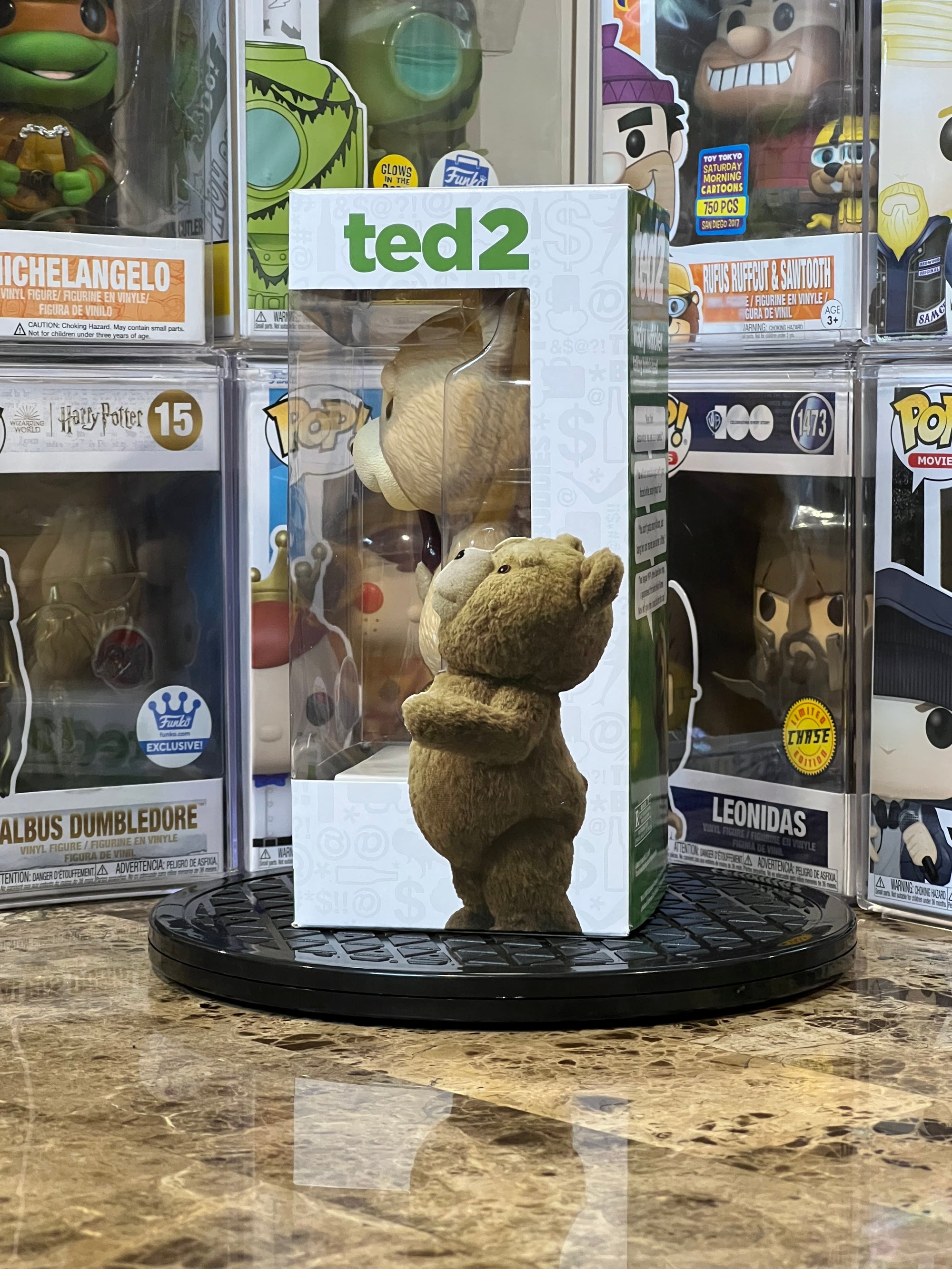 Wacky Wobbler Talking Bobblehead Ted 2 Spencers Exclusive