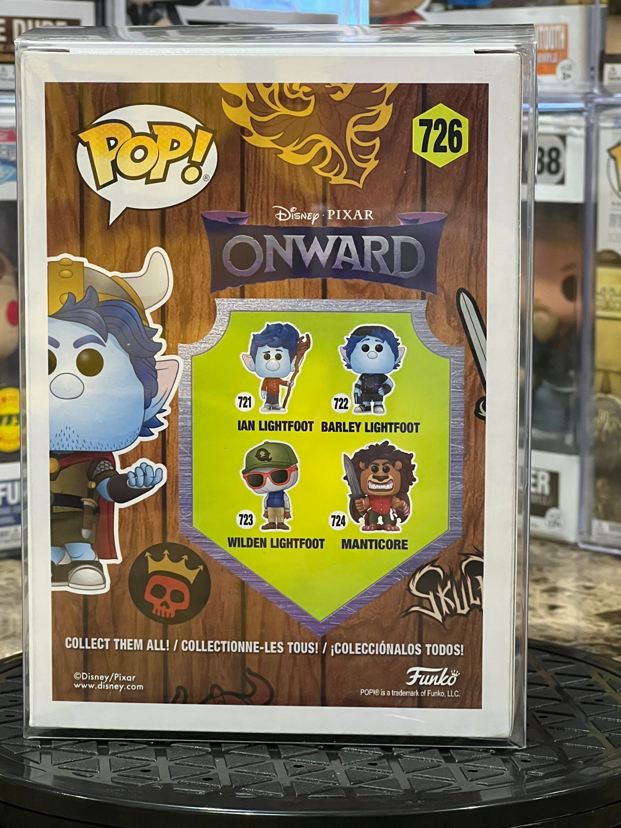 Funko Pop Onward Warrior Barley #726