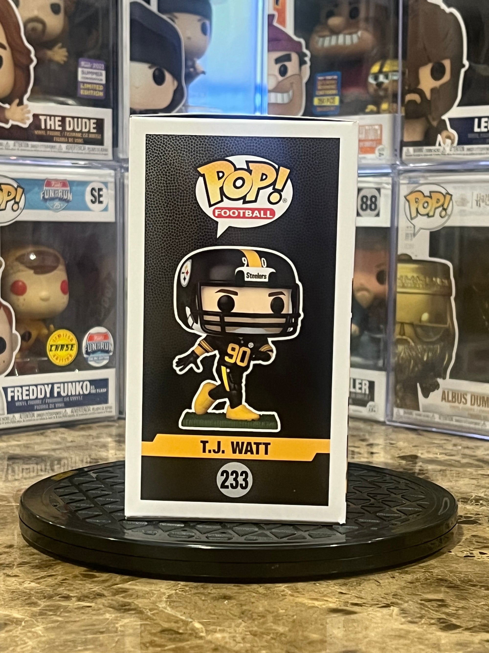 Funko Pop Pittsburgh Steelers TJ Watt #233 Fanatics Exclusive