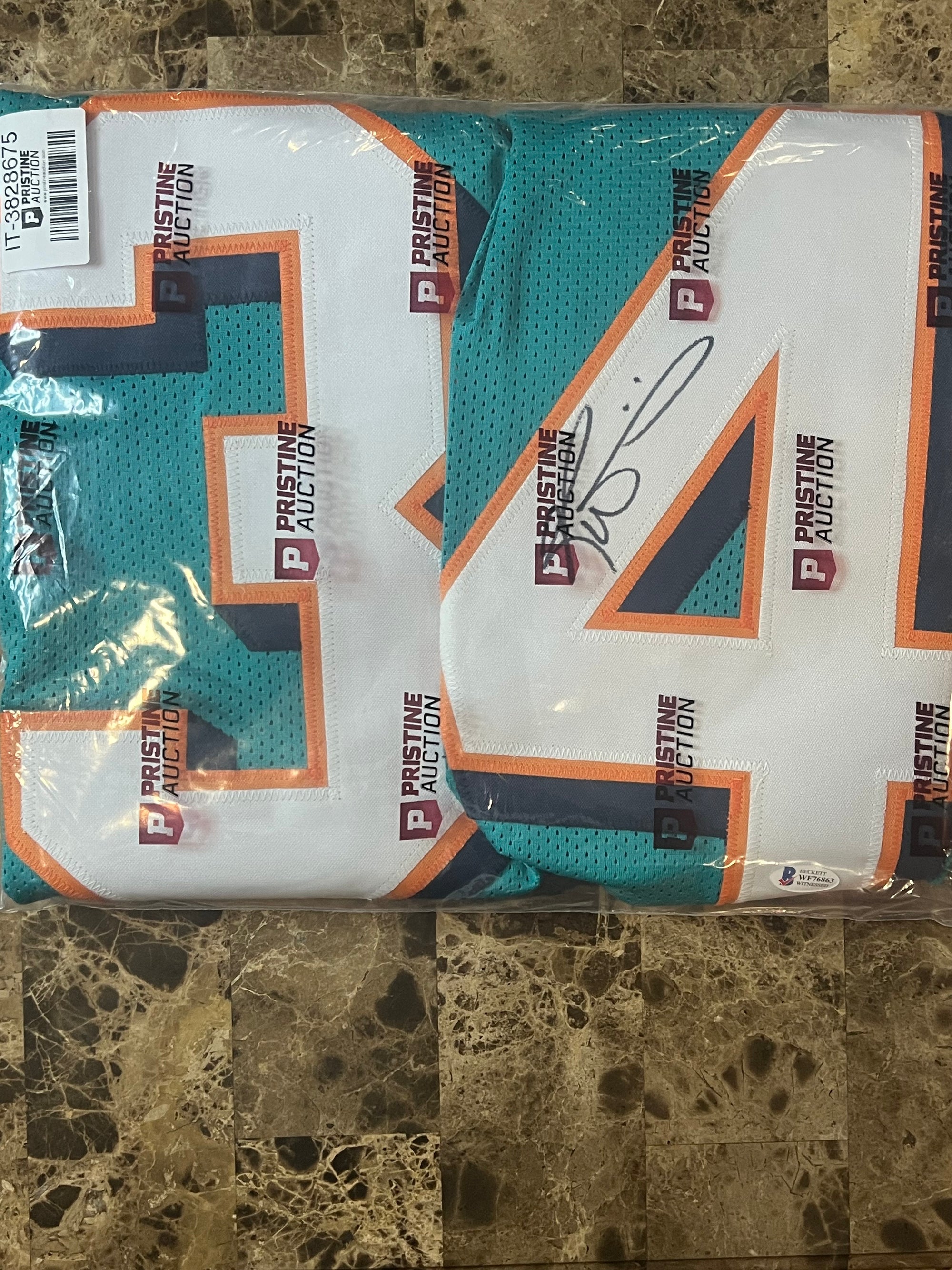 Ricky Williams Autographed Miami Dolphins #34 Jersey