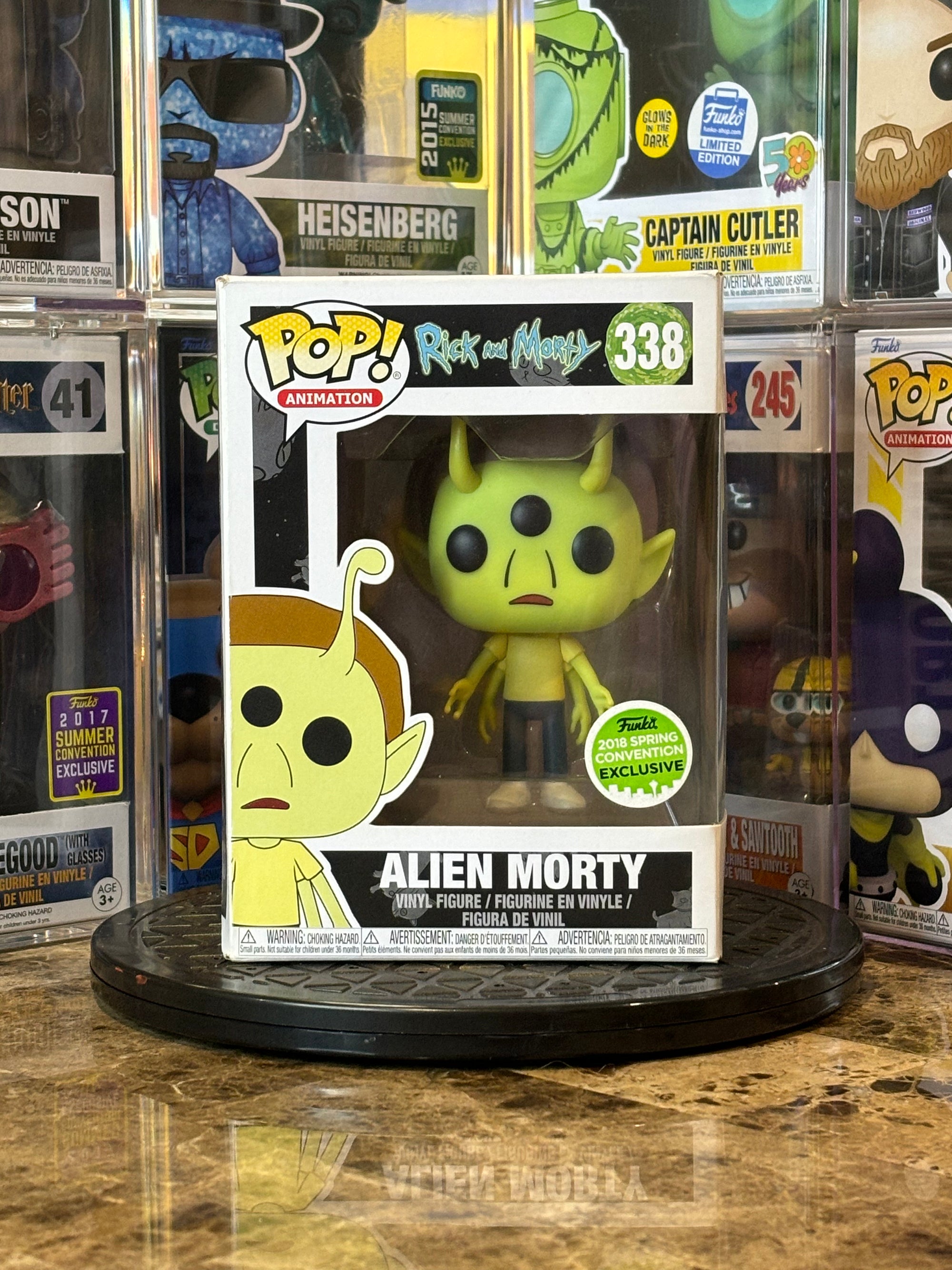 Funko Pop Rick and Morty Alien Morty #338 DAMAGED