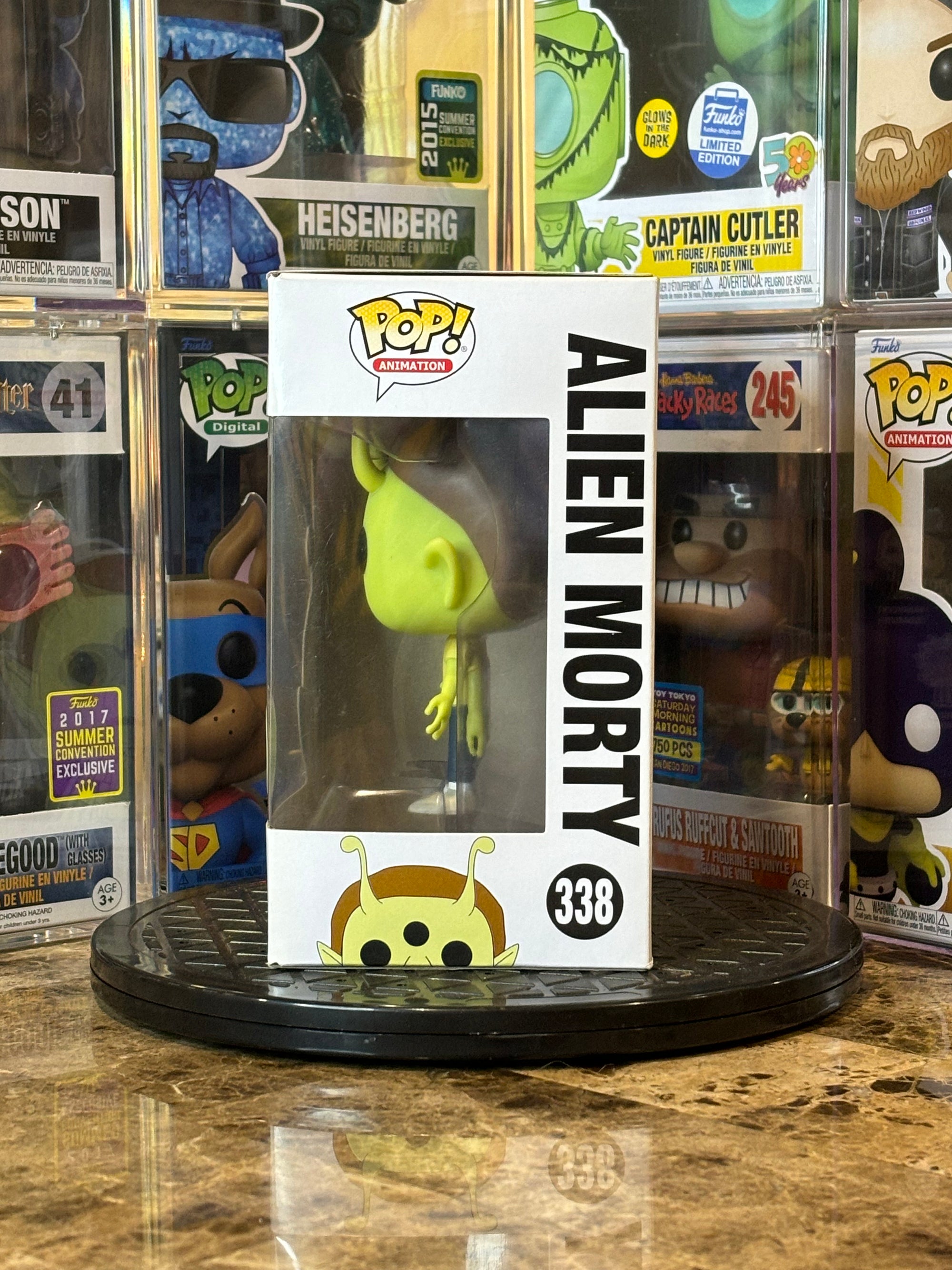 Funko Pop Rick and Morty Alien Morty #338 DAMAGED