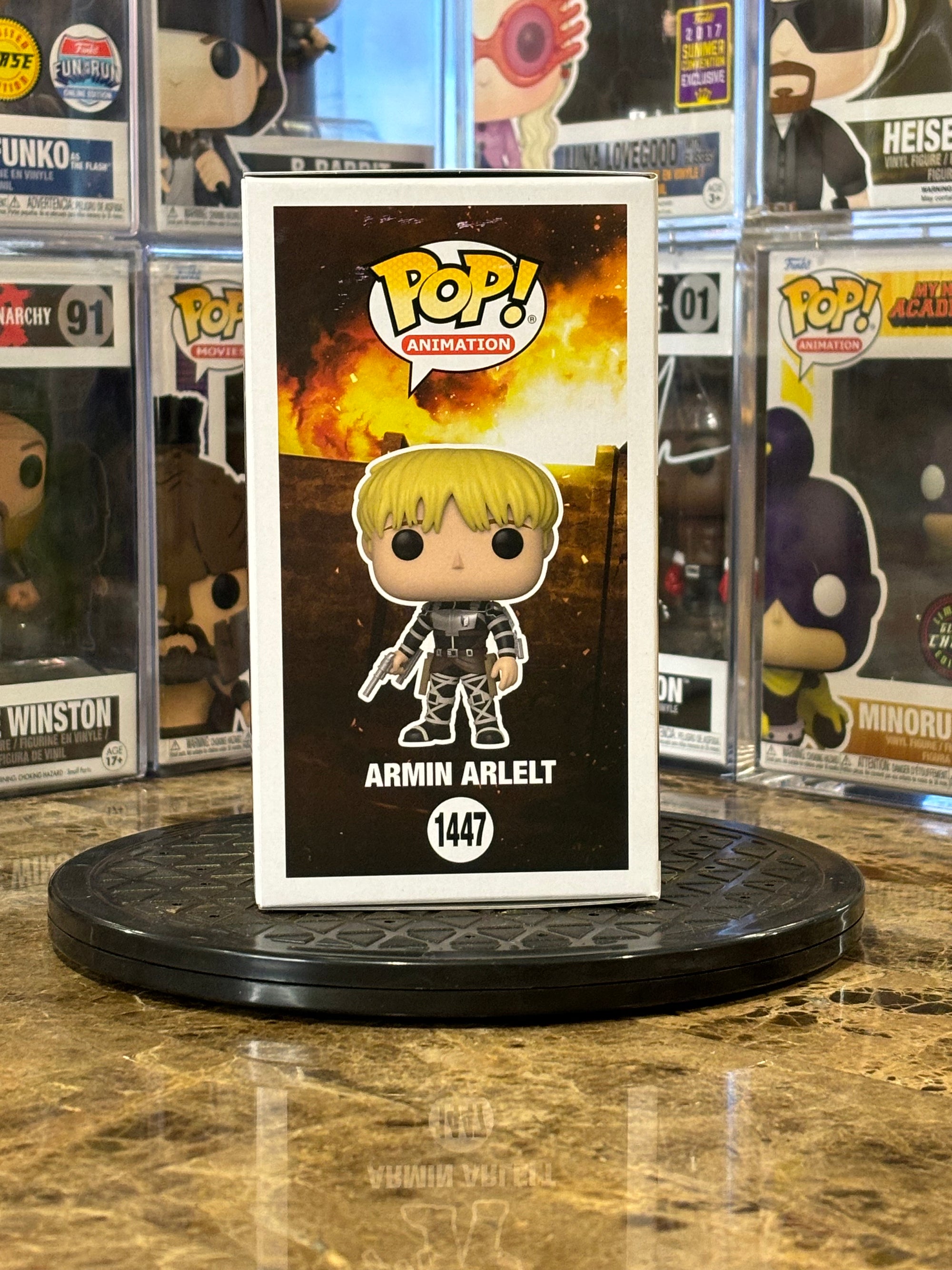 Funko Pop Attack on Titan Armin Alelt #1447 Chase