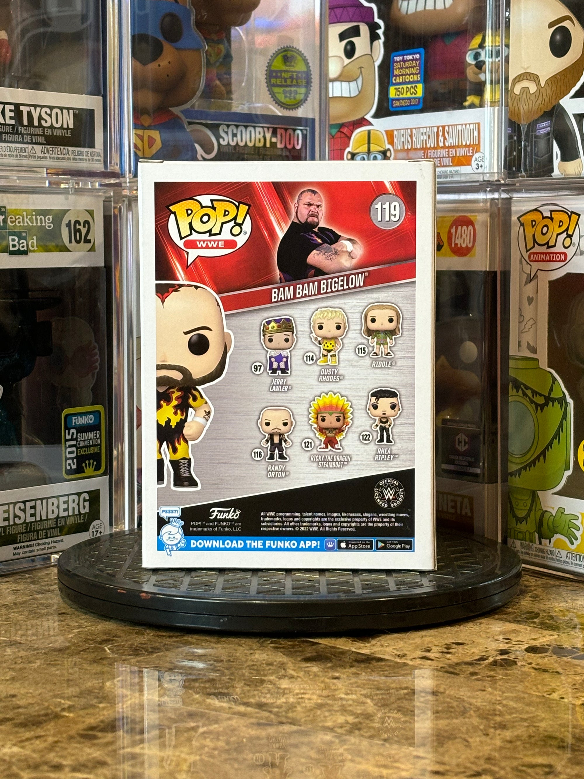 Funko Pop WWE Bam Bam Bigelow #119