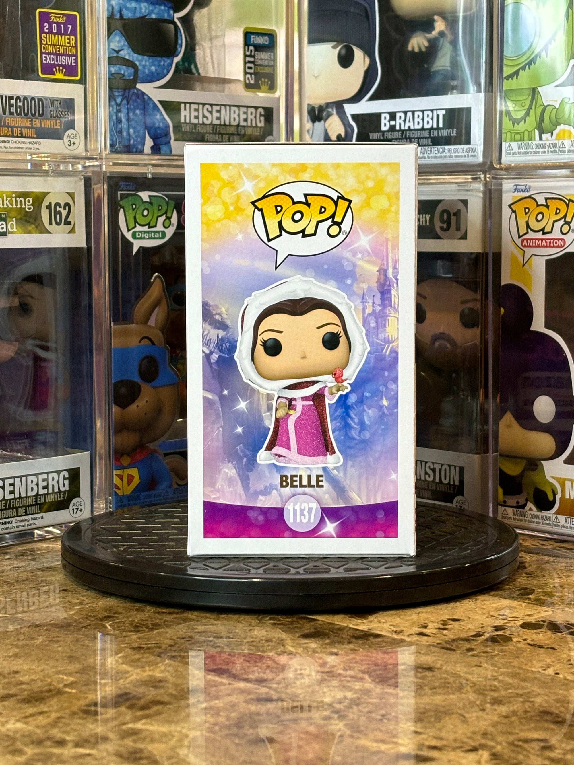 Funko Pop Beauty and the Beast Belle #1137 Autographed Paige O'Hara