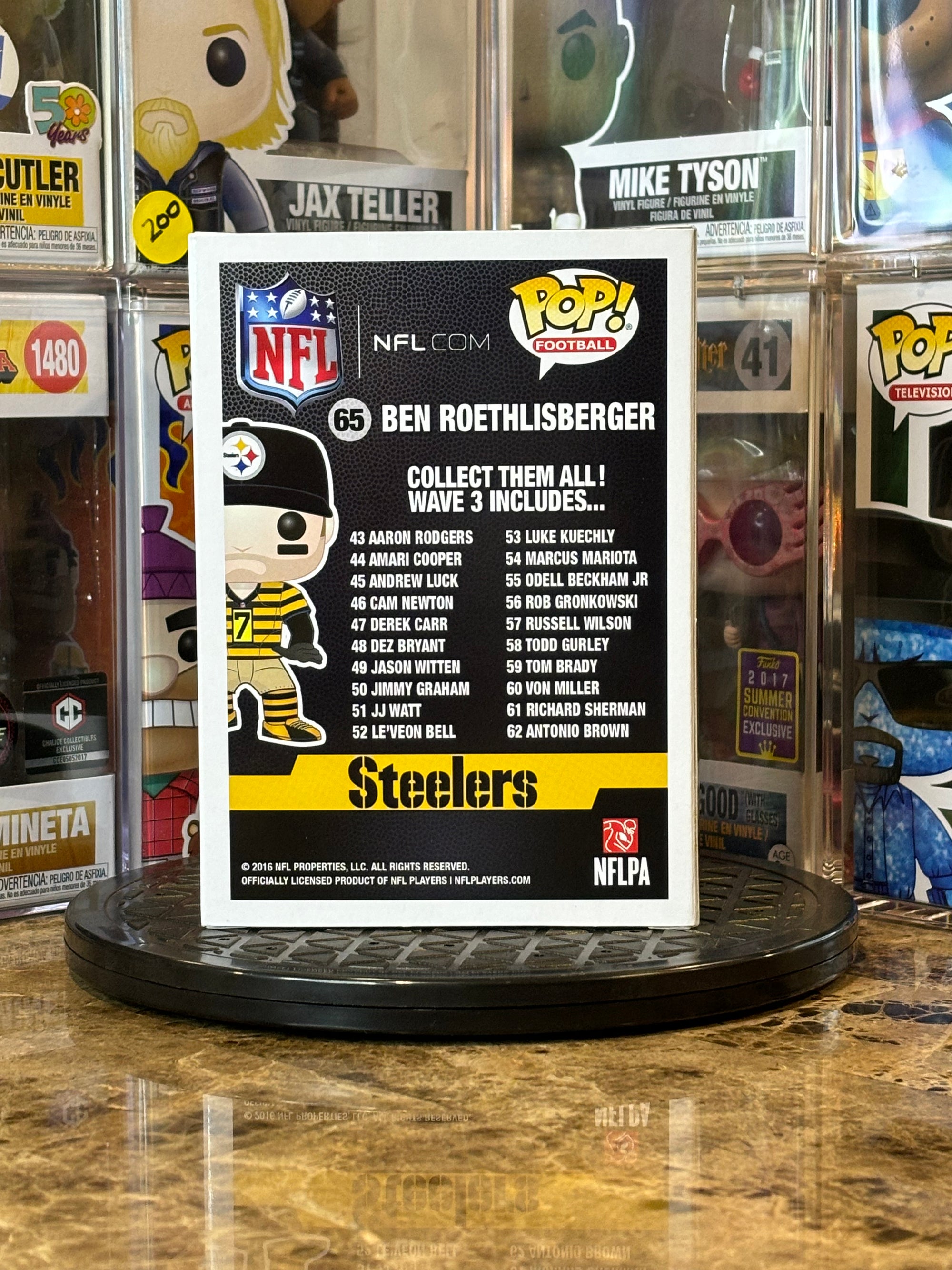 Funko Pop Steelers Ben Roethlisberger #65