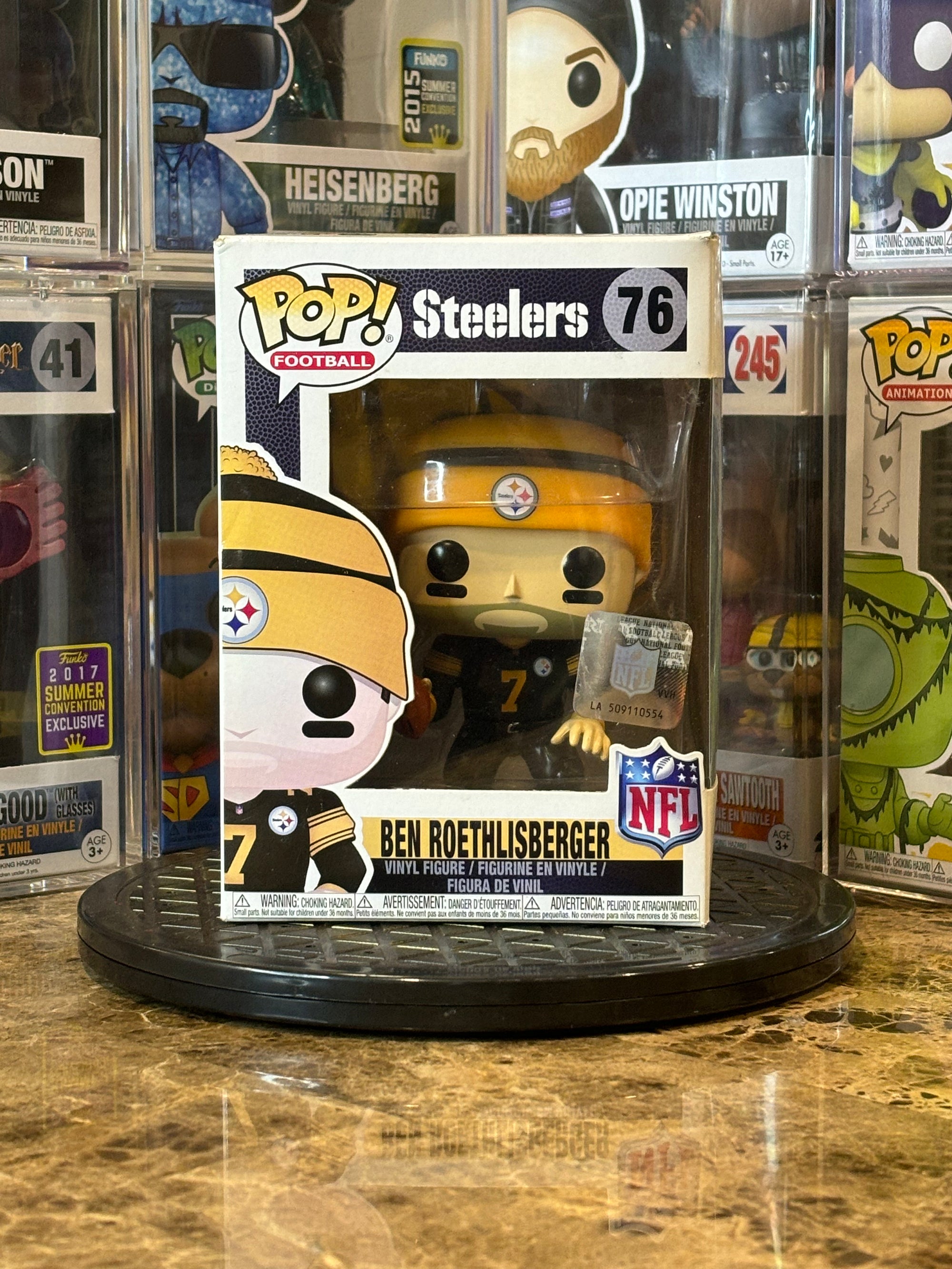 Funko Pop Steelers Ben Roethlisberger #76