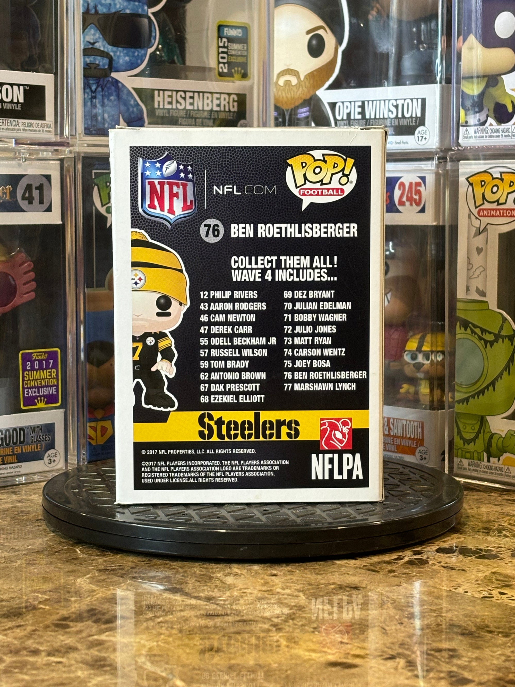 Funko Pop Steelers Ben Roethlisberger #76