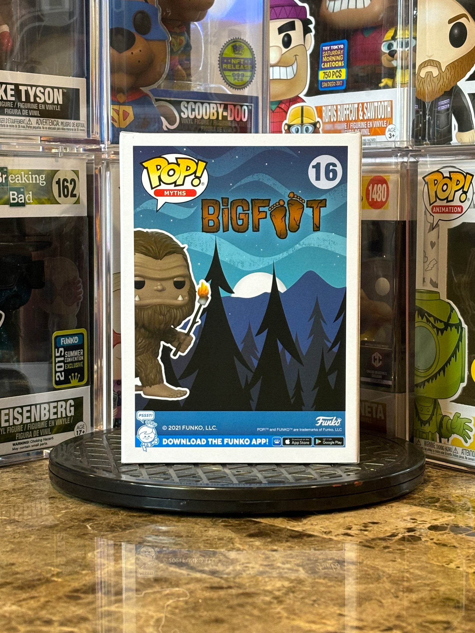 Funko Pop Myths Bigfoot(Marshmallow) #16 Flocked