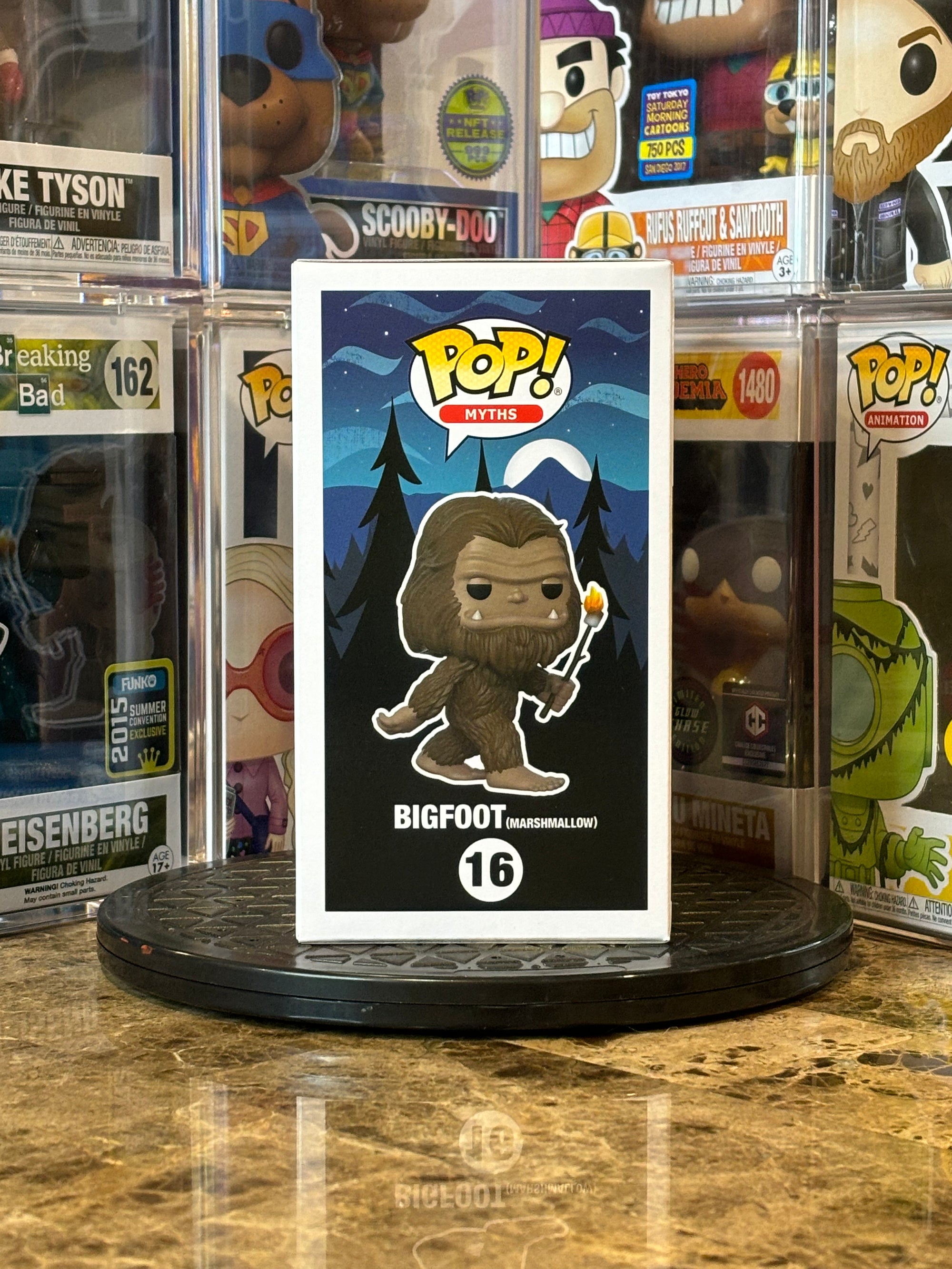 Funko Pop Myths Bigfoot(Marshmallow) #16 Flocked