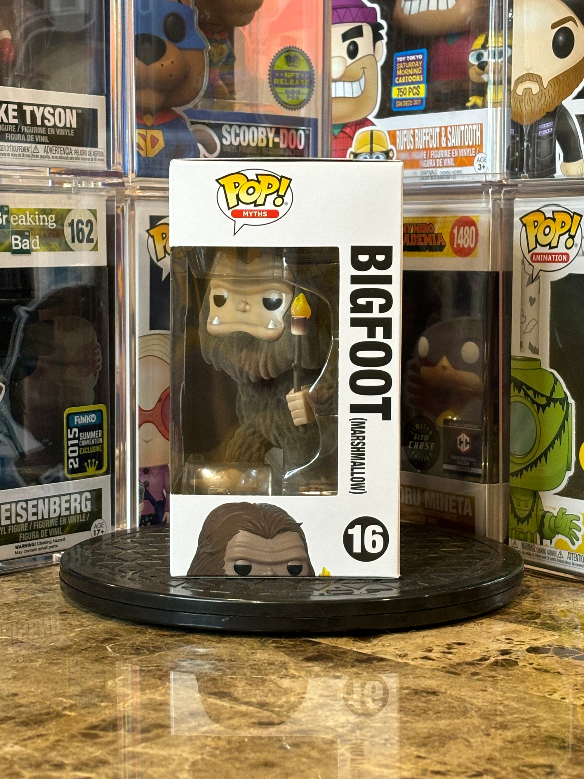 Funko Pop Myths Bigfoot(Marshmallow) #16 Flocked