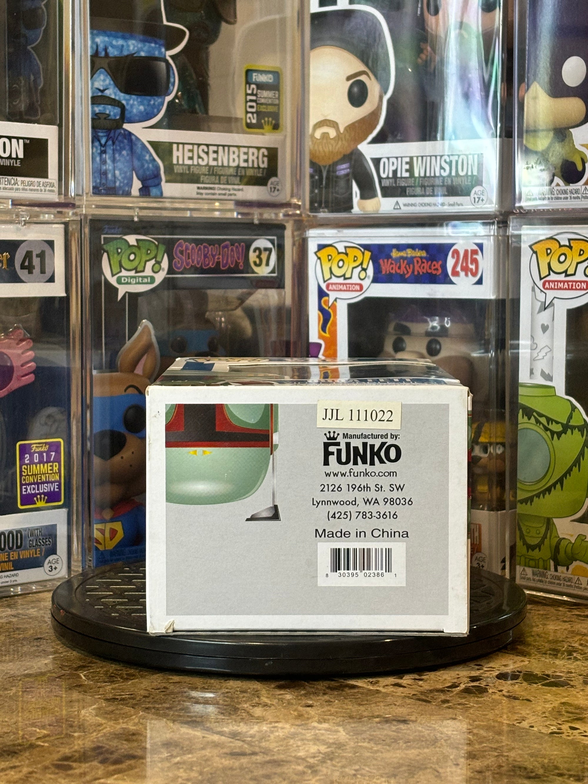 Funko Pop Star Wars Boba Fett #08 Blue Box Large Font First Run