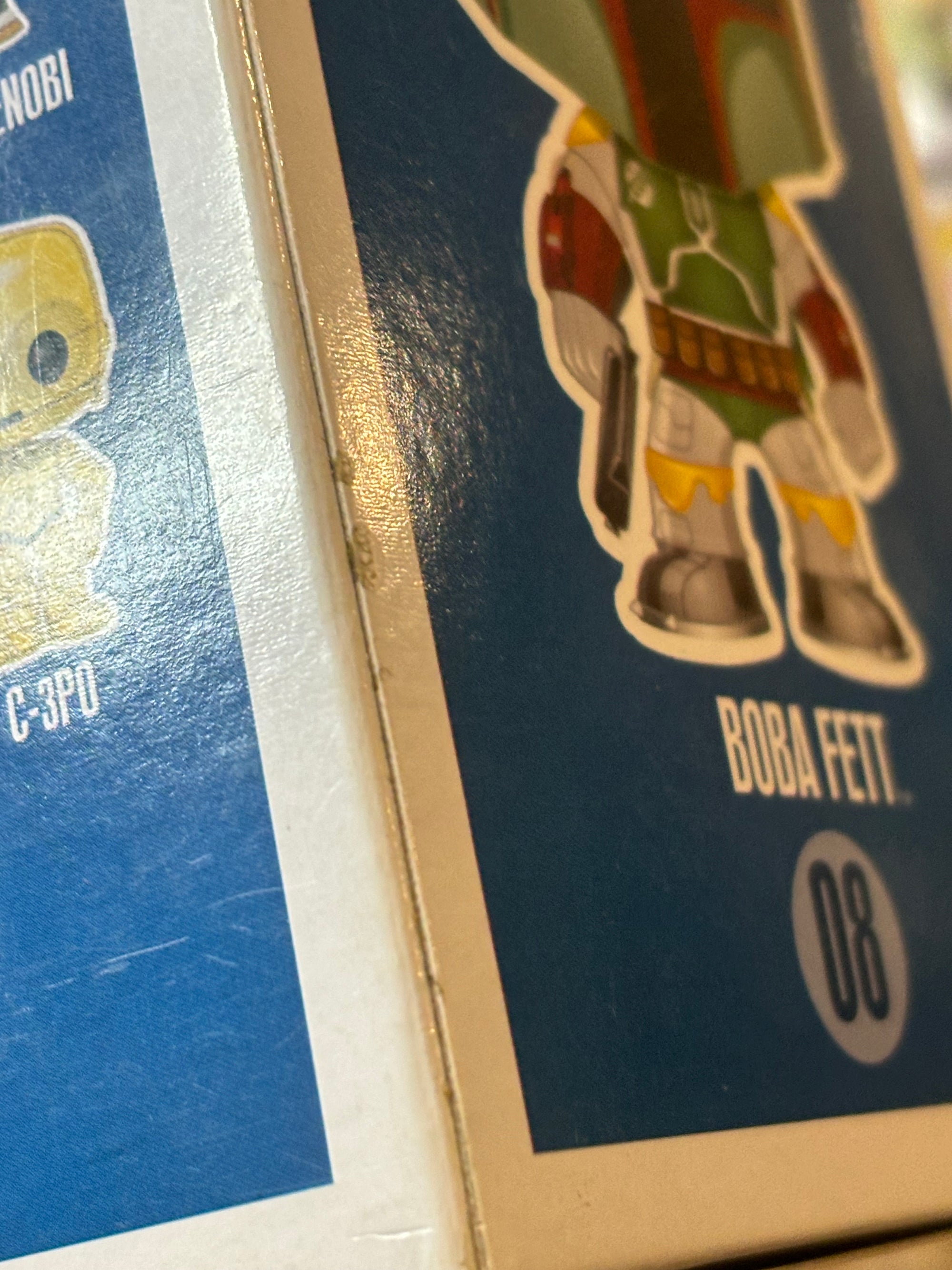 Funko Pop Star Wars Boba Fett #08 Blue Box Large Font First Run