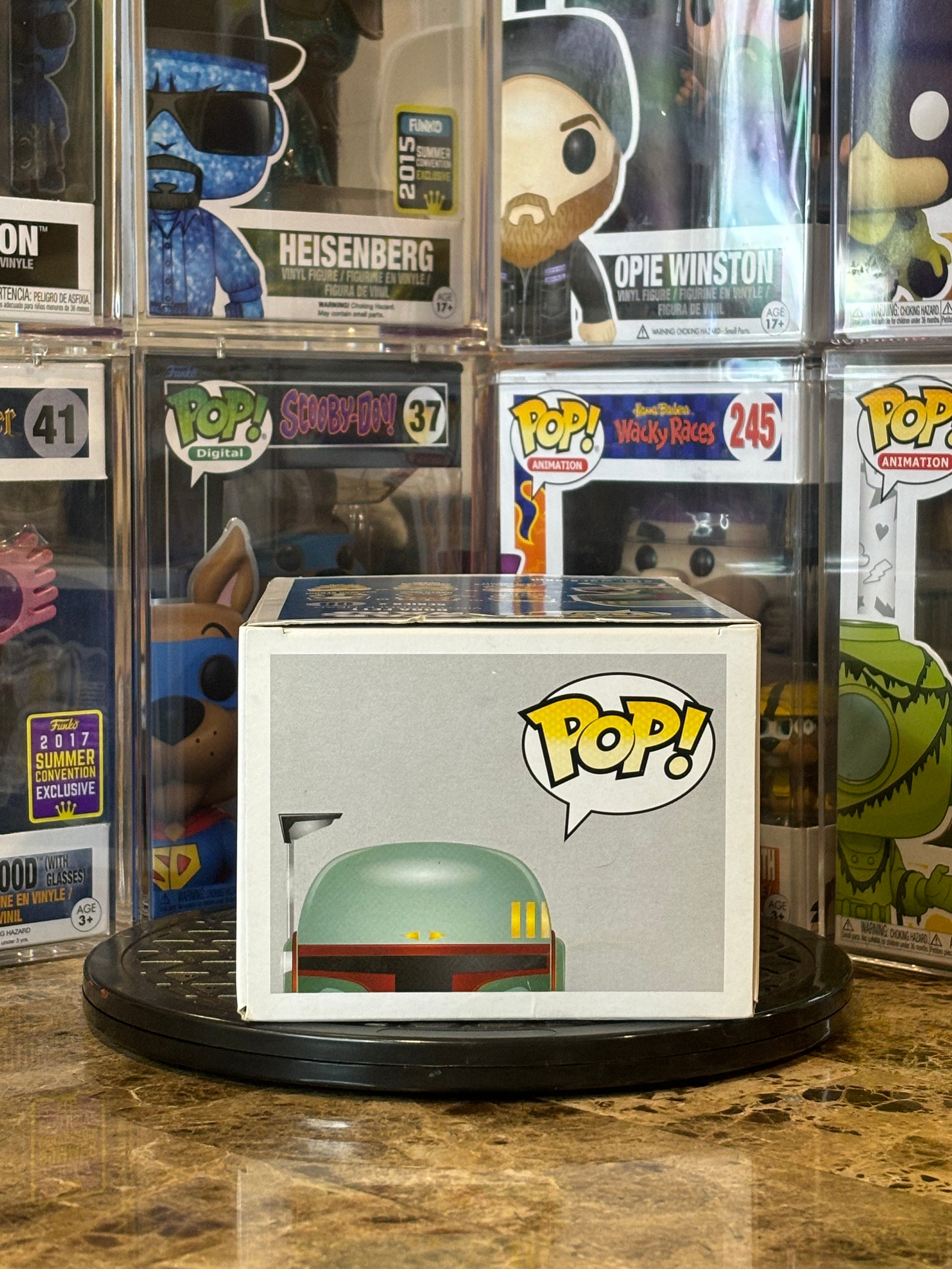 Funko Pop Star Wars Boba Fett #08 Blue Box Large Font First Run