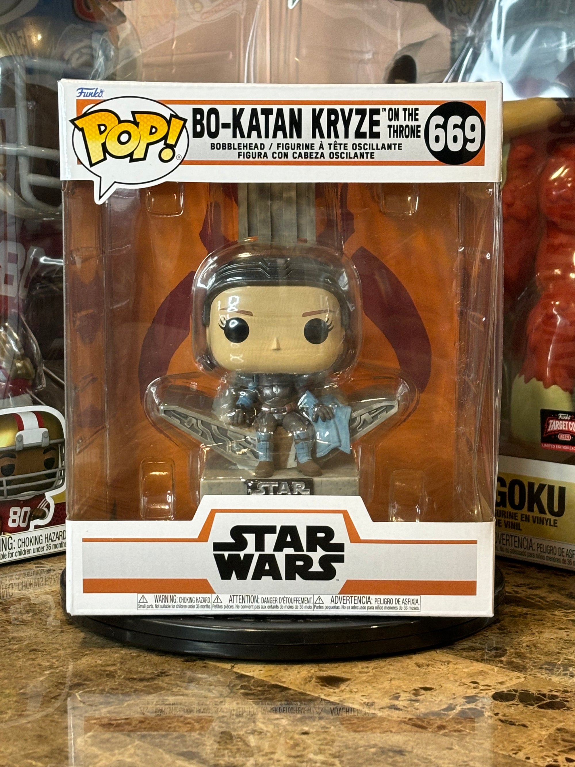 Funko Pop Star Wars Bo-Katan Kryze on the Throne #669 Deluxe