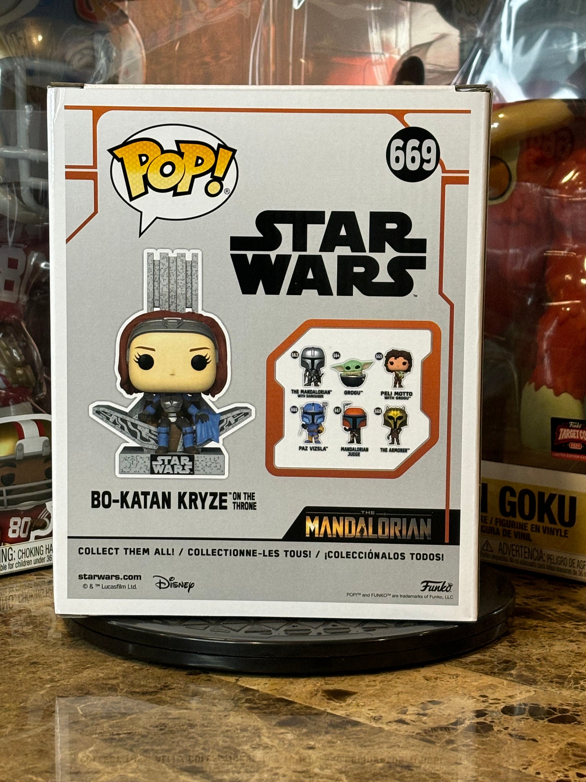 Funko Pop Star Wars Bo-Katan Kryze on the Throne #669 Deluxe