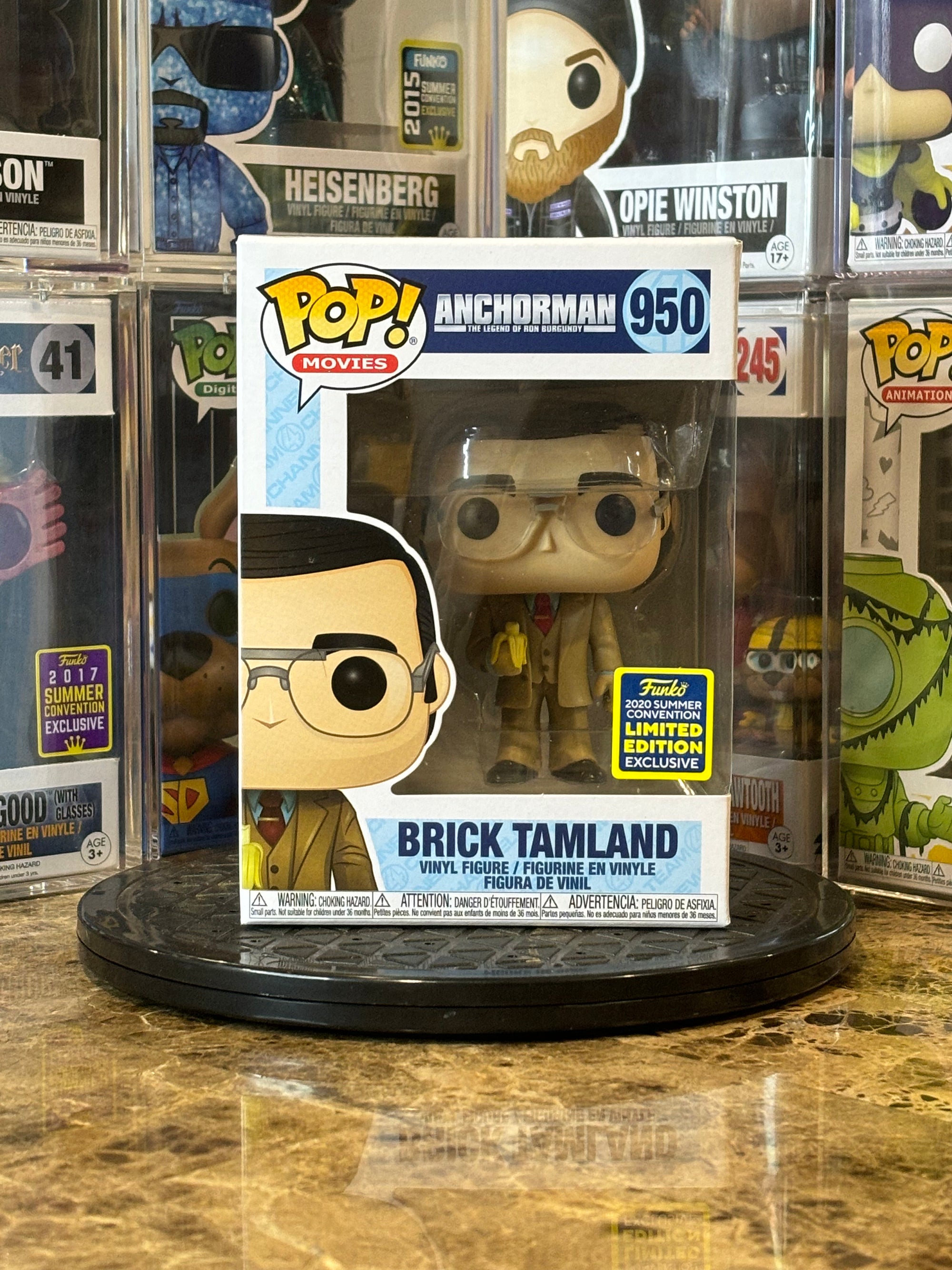 Funko Pop Anchorman Brick Tamland #950 2020 SCLEE