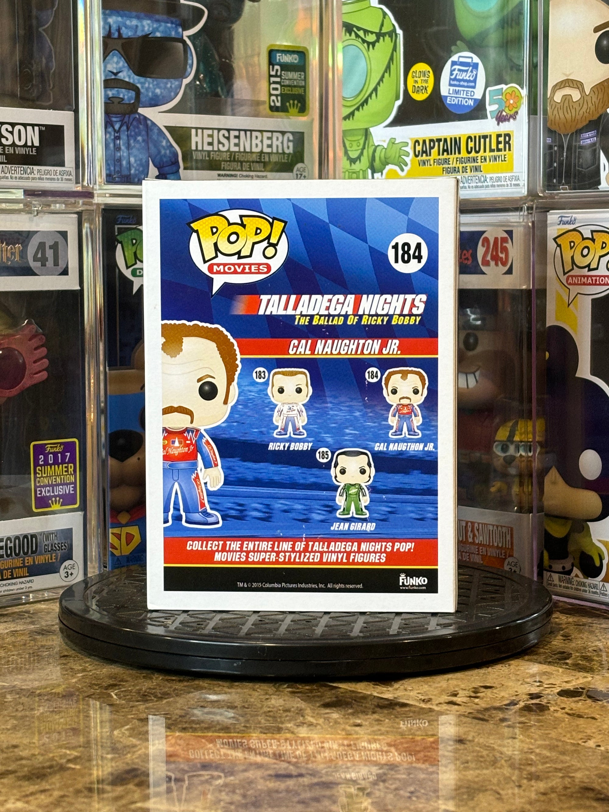 Funko Pop Talladega Nights Cal Naughton Jr #184