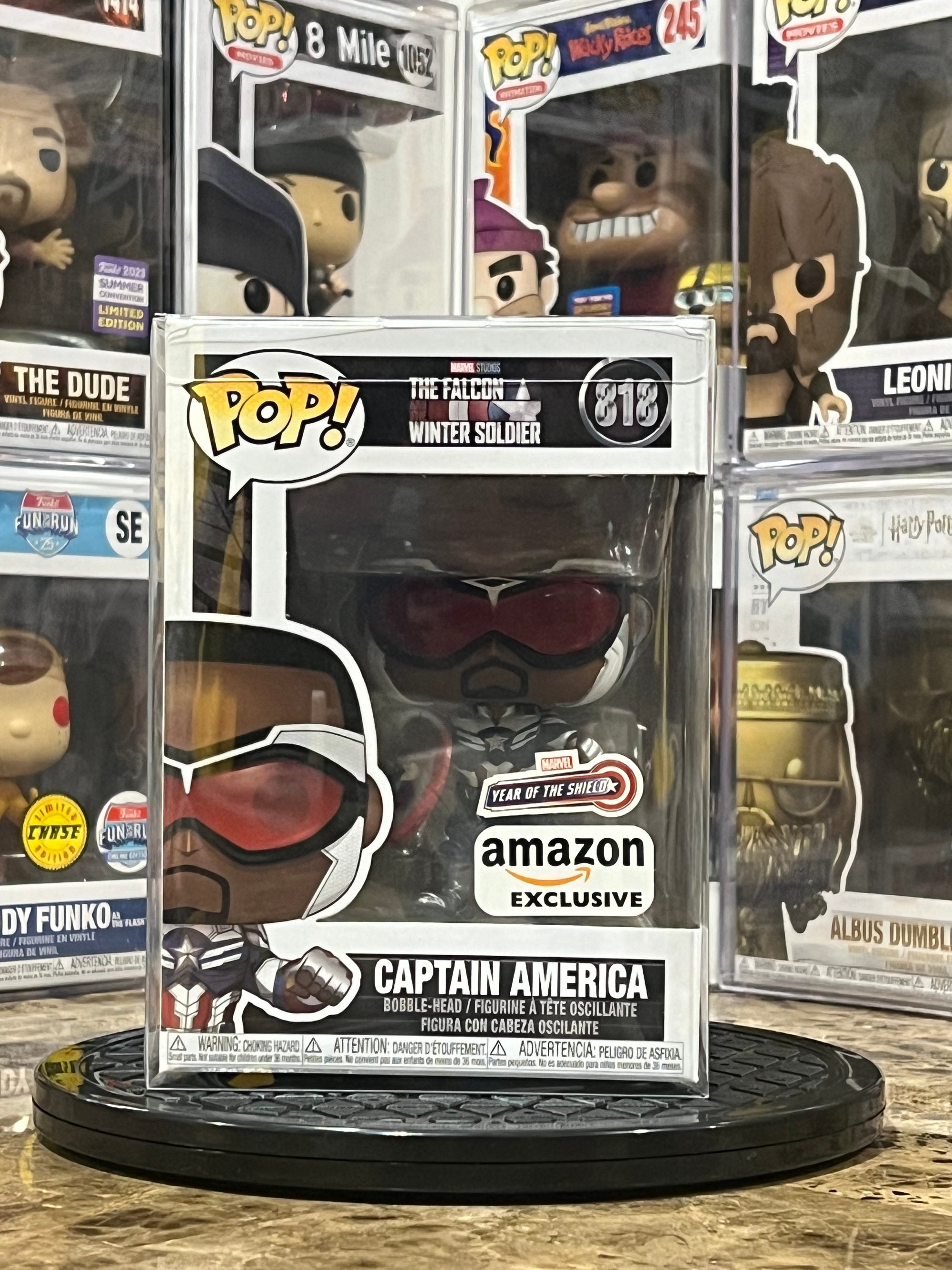 Funko Pop The Falcon and Winter Soldier Captain America #818
