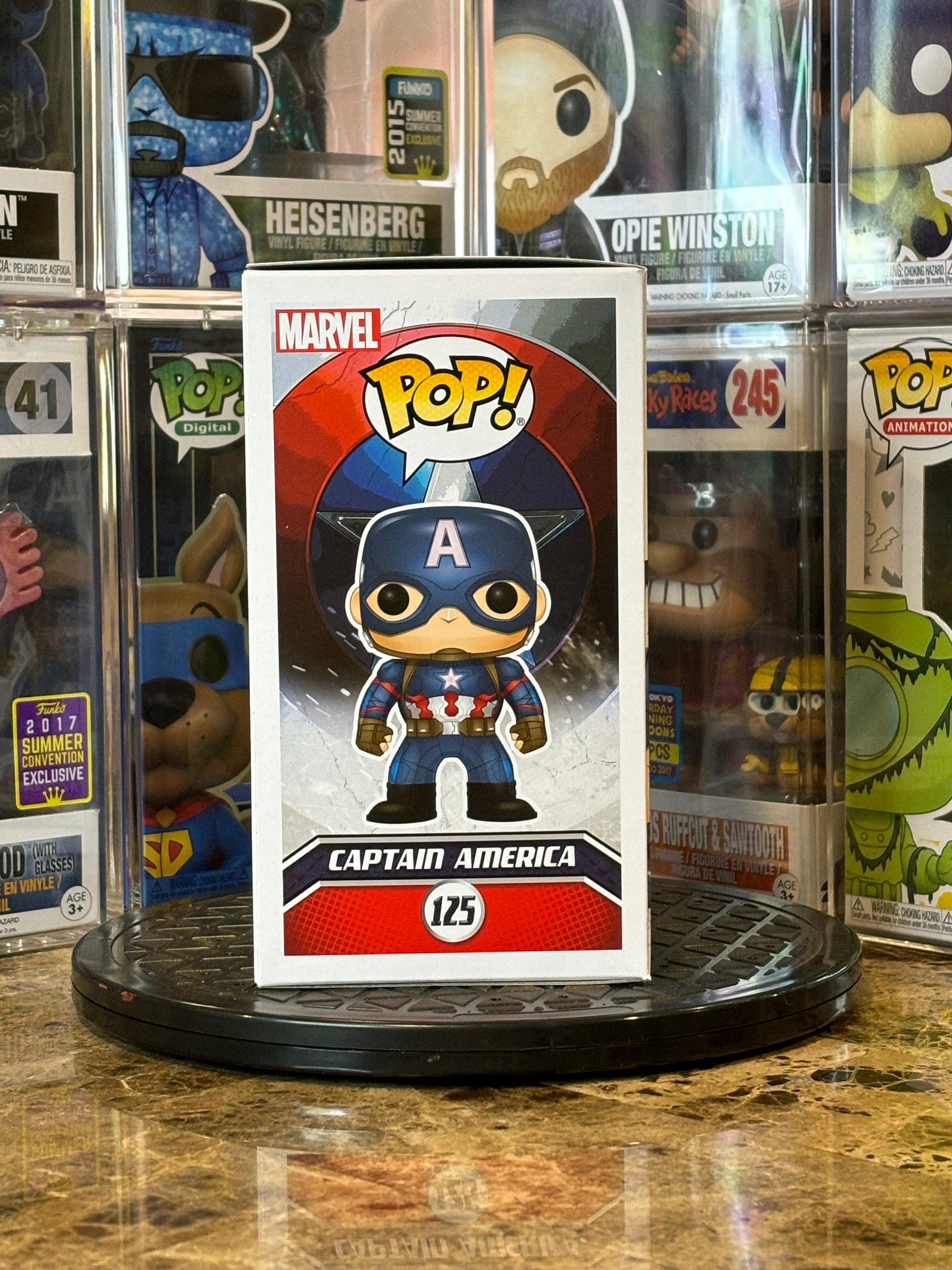 Funko Pop Captain America Civil War Captain America #125