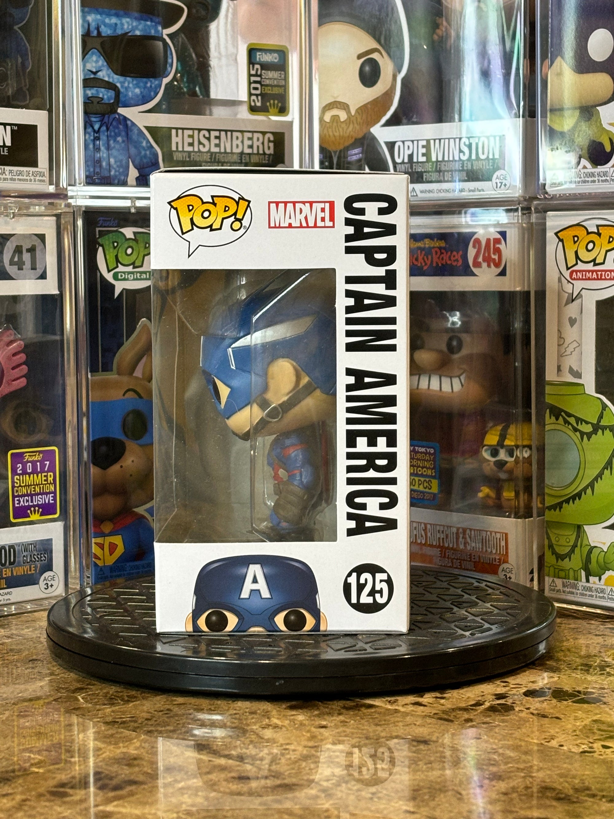 Funko Pop Captain America Civil War Captain America #125